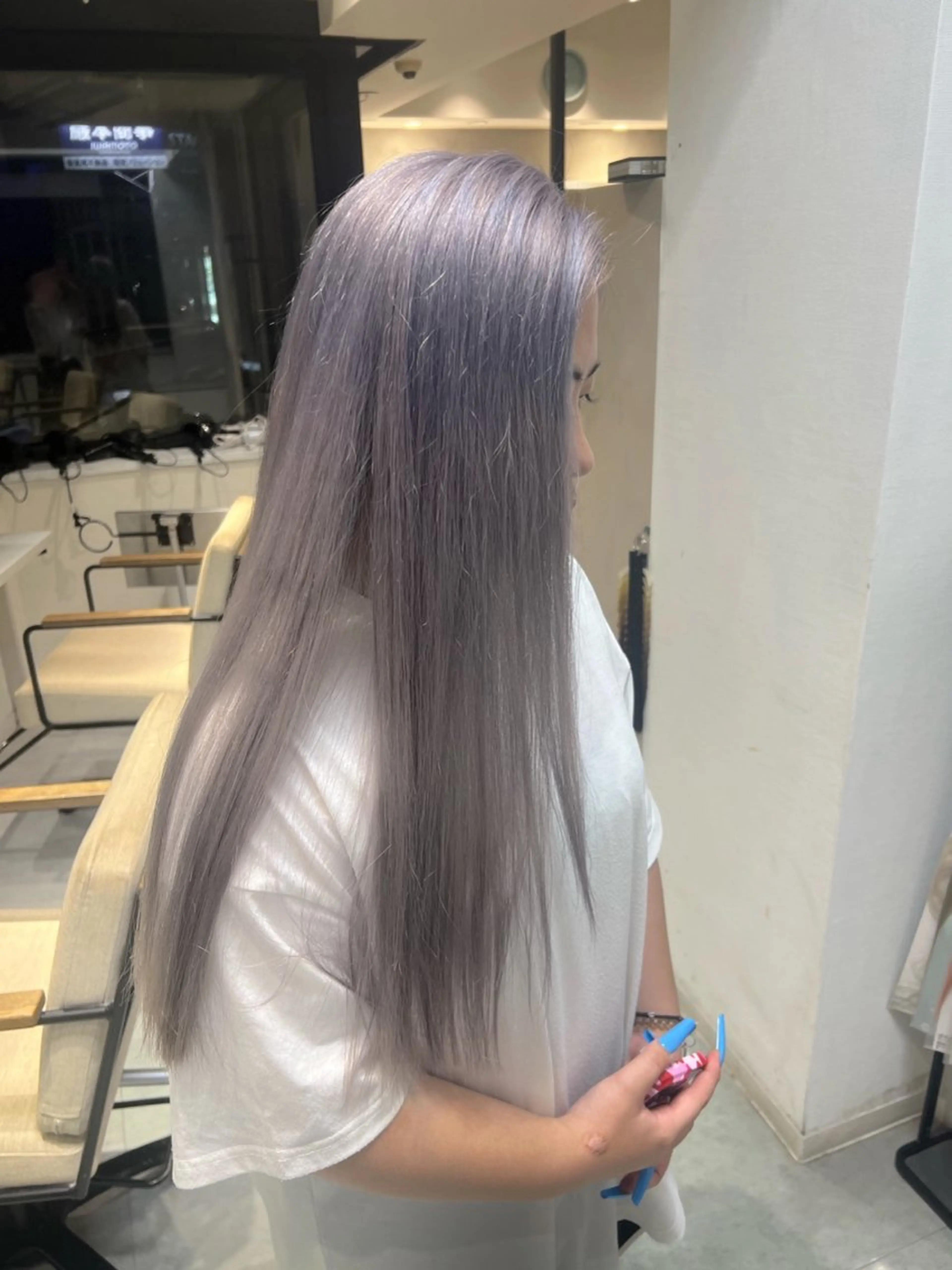 ロング カラー ヘアカラー ai 梅田/暖色カラーのヘアスタイル