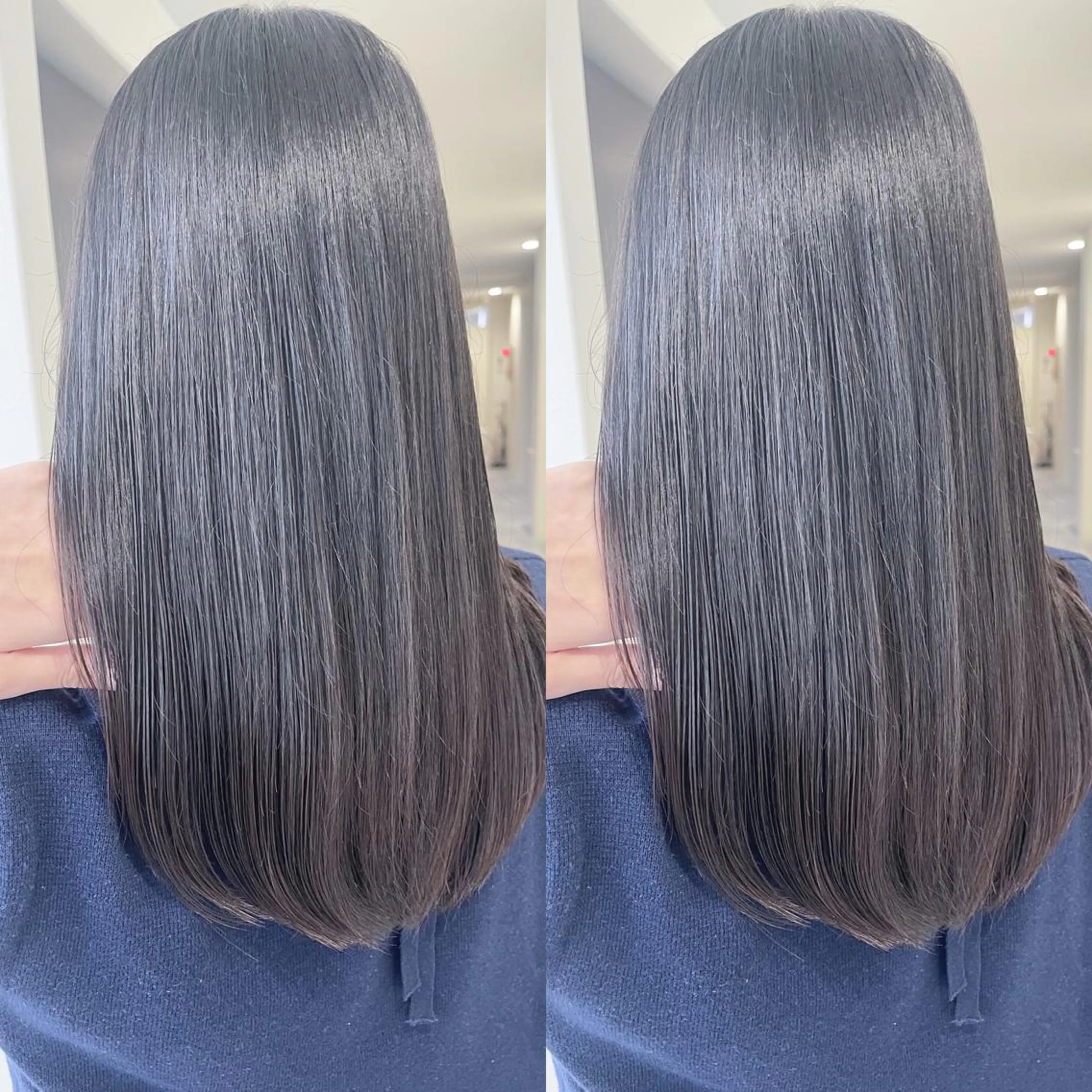 セミロング カット ヘアカラー トリートメント H所属・H (エイチ) 烏丸御池店のヘアスタイル