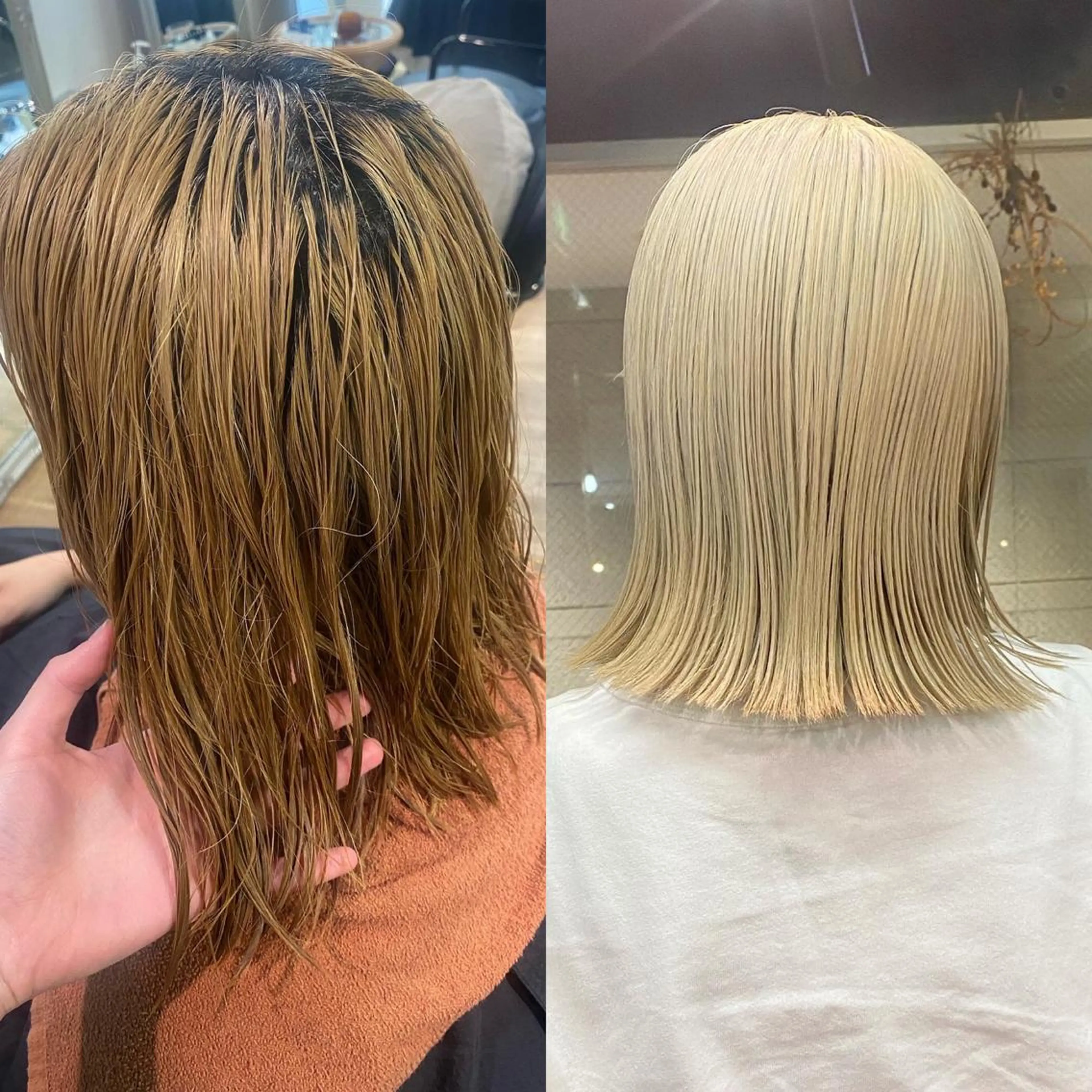 ミディアム カラー ヘアアレンジ ブロンド GIVET (ジヴェ)所属・撮影モデル募集 🦋soemikaのヘアスタイル