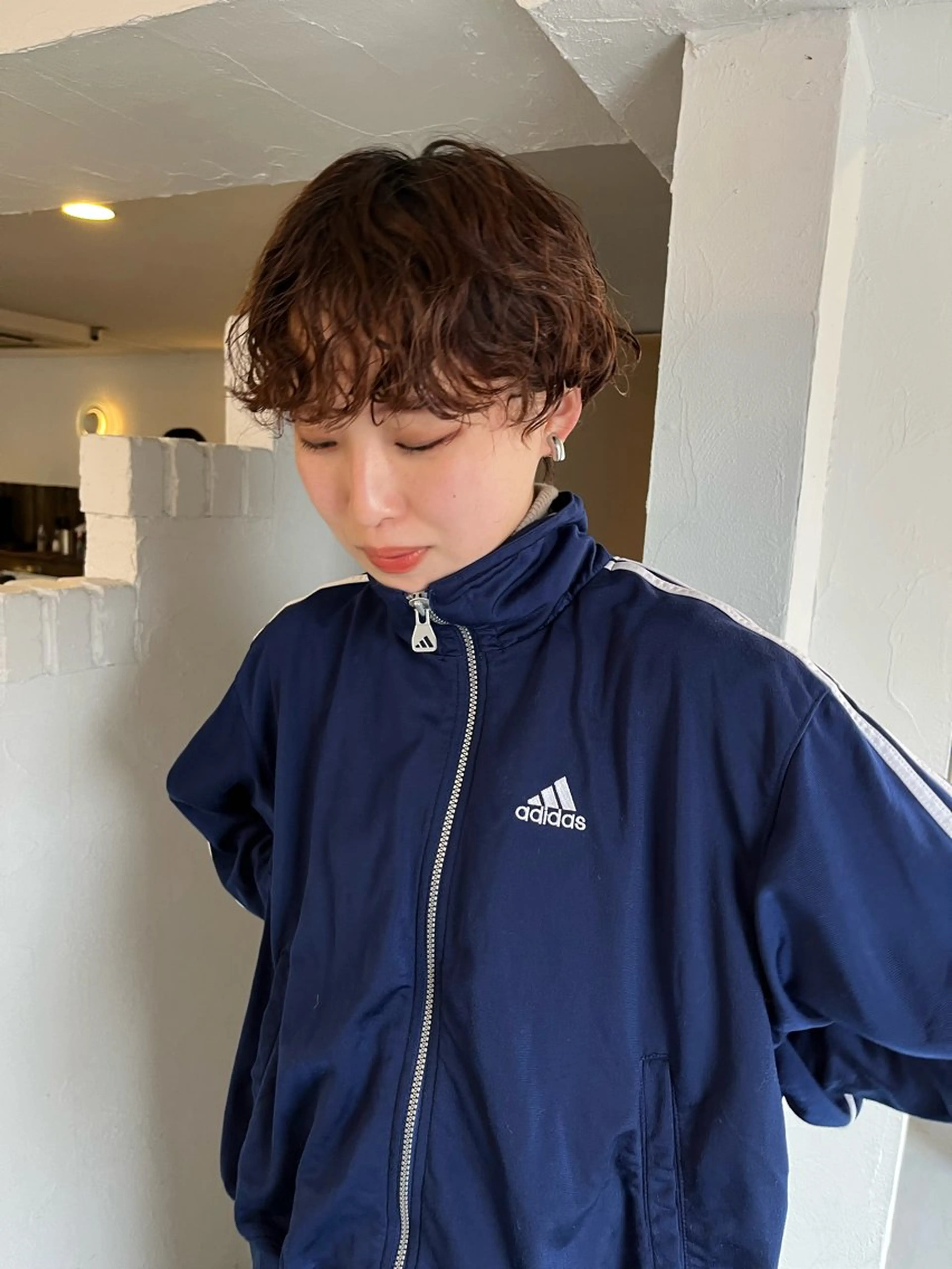 ショート カラー パーマ SALOWIN恵比寿所属・ヘッドスパで脳を 整える✨chacoのヘアスタイル