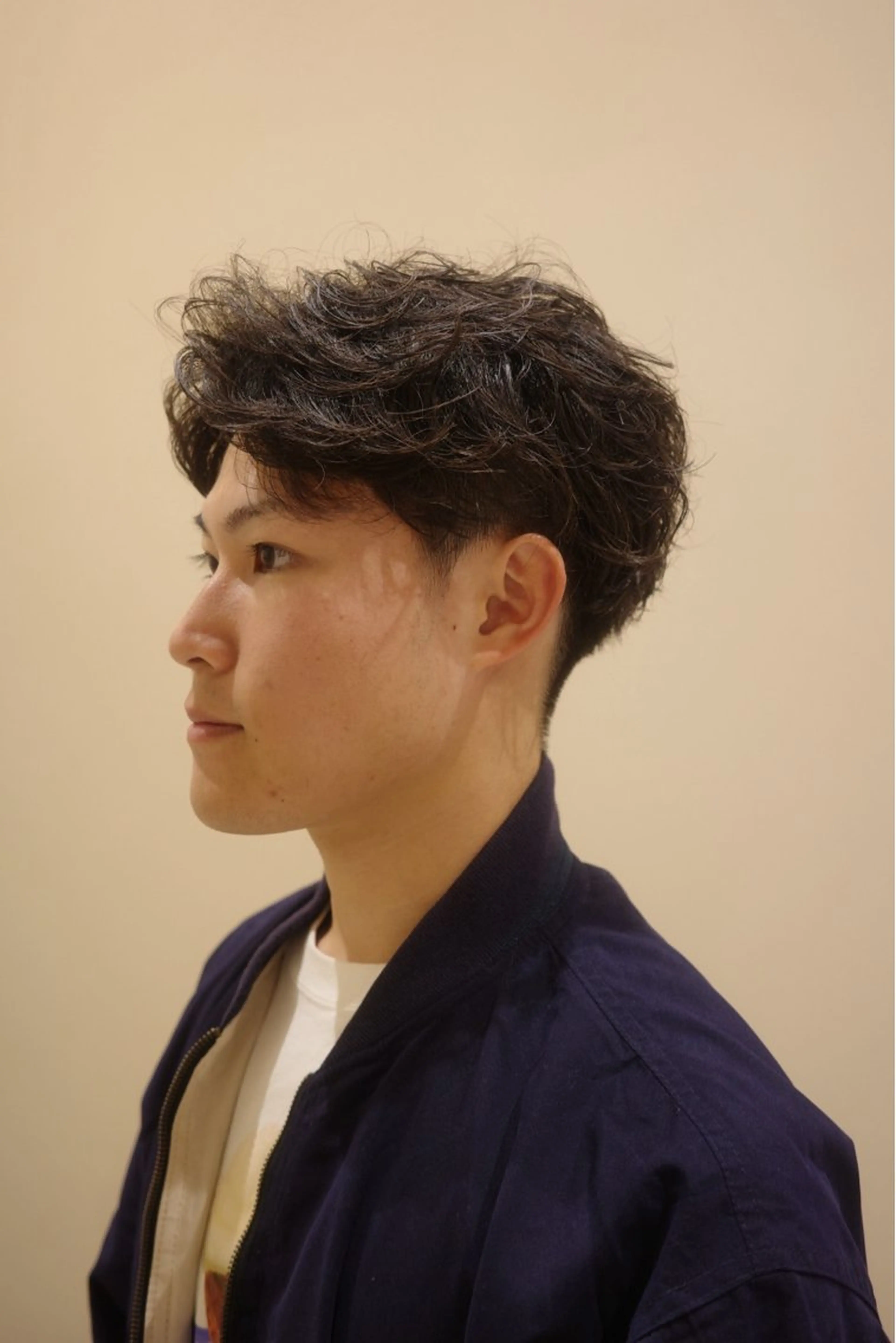 メンズ 韓国ヘア/髪質改善/ レイヤー/ブラウンのヘアスタイル