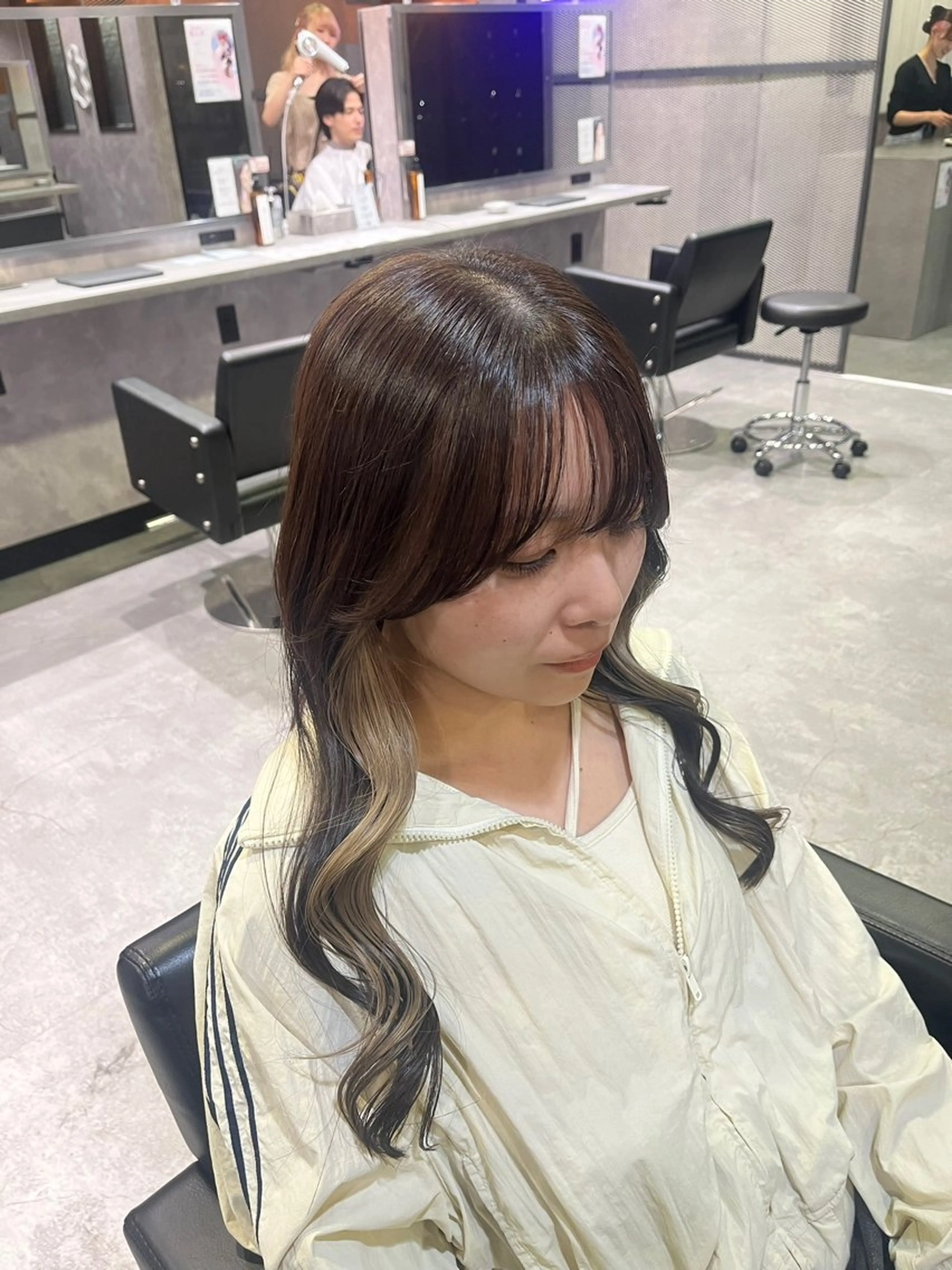 ロング カラー カット ヘアカラー 🐈‍⬛吉澤 汀彩🐈‍⬛のヘアスタイル