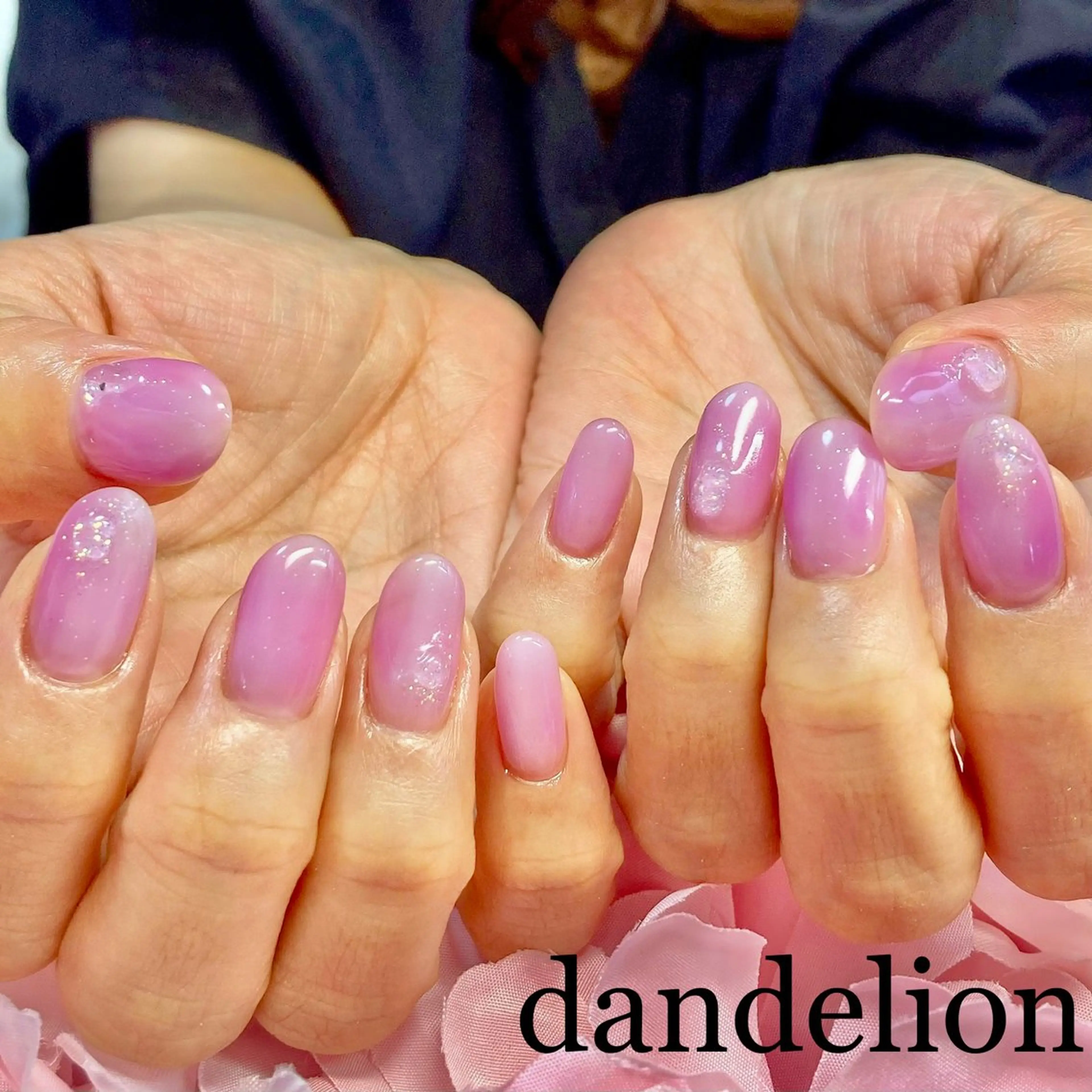 ネイル ハンドネイル ハンドケア dandelion ダンデライオンのネイルデザイン