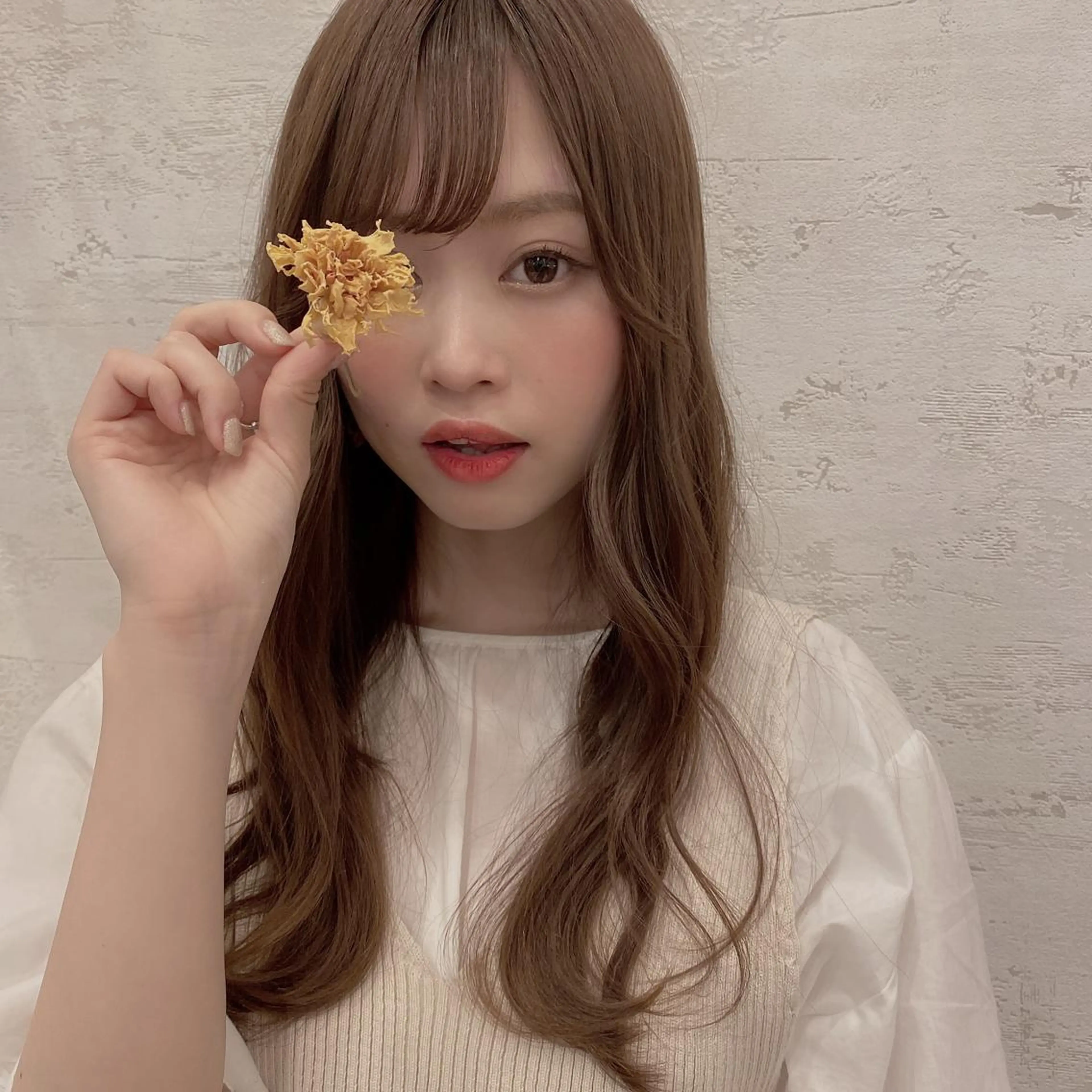 ミディアム カット ヘアカラー トリートメント 代表山口ひな 髪質改善のプロのヘアスタイル