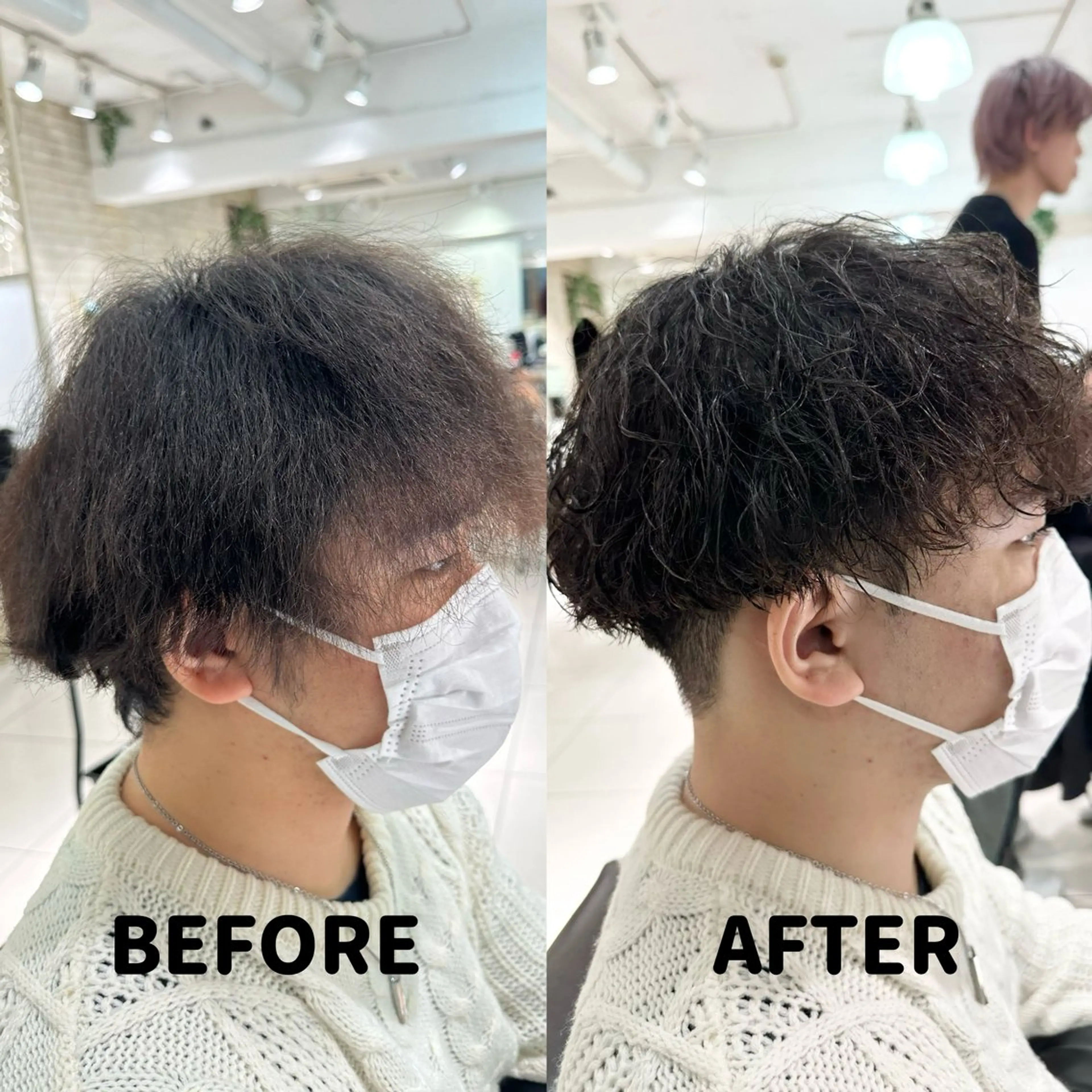 メンズ SALOWIN渋谷caldo店B1所属・岐津公太 メンズ縮毛矯正のプロのヘアスタイル