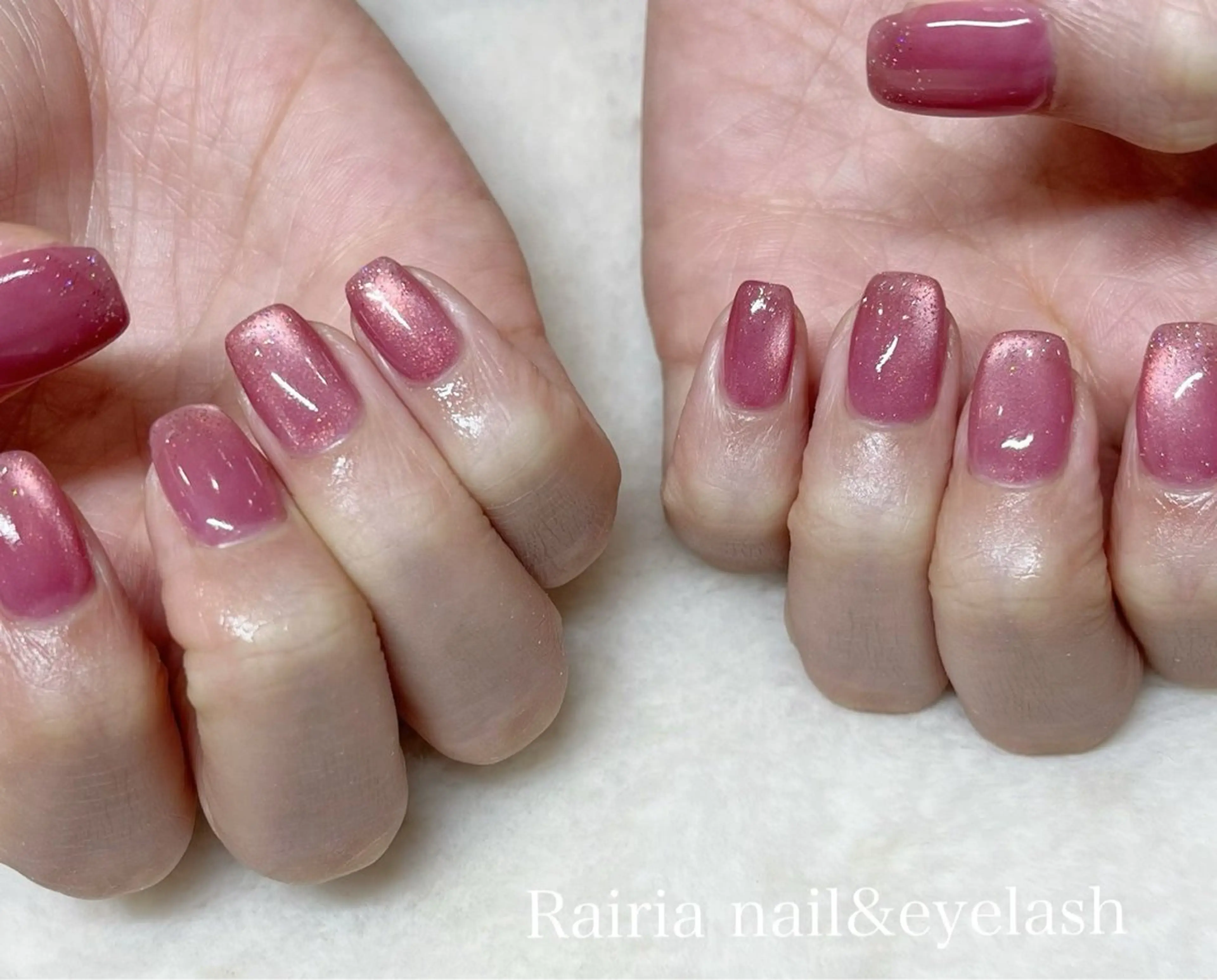 ネイル アートネイル ジェルネイル マグネットネイル マグネットワンカラー ワンカラーネイル Rairianail 川越店 山口のネイルデザイン