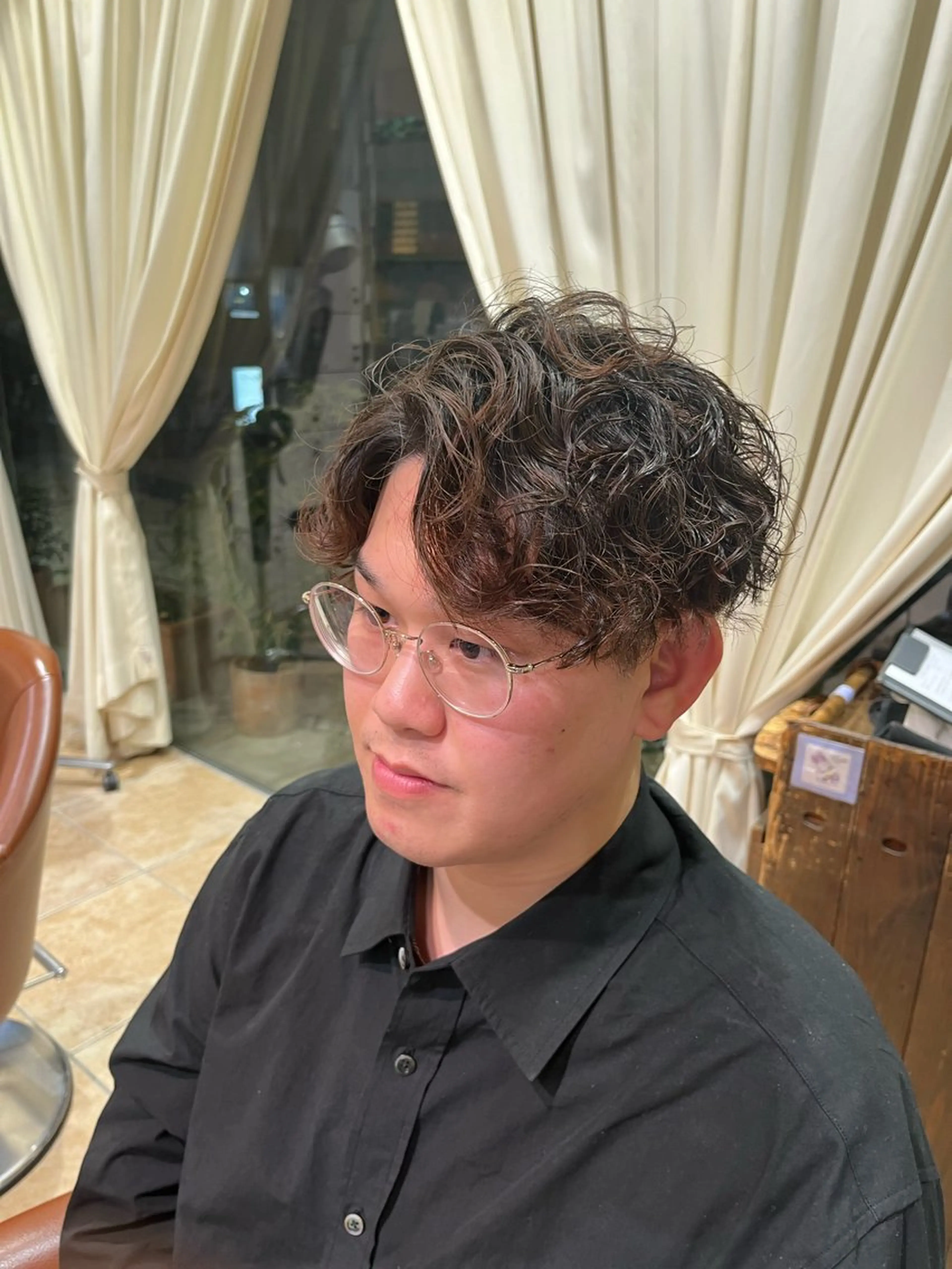 パーマ メンズ 🦕望月渉🦕 パーマ🌪️ブリーチのヘアスタイル