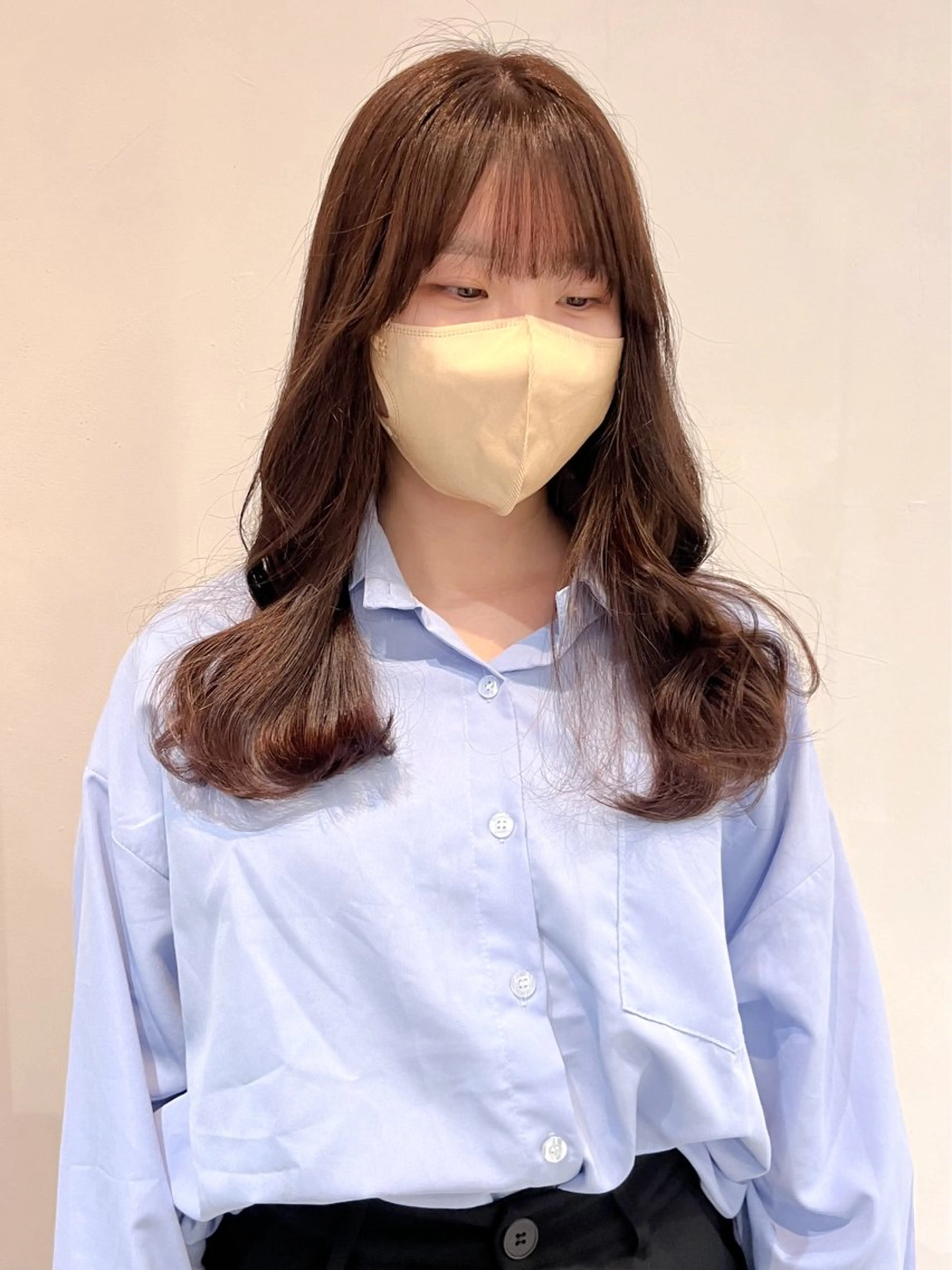 ロング カラー あ あのヘアスタイル