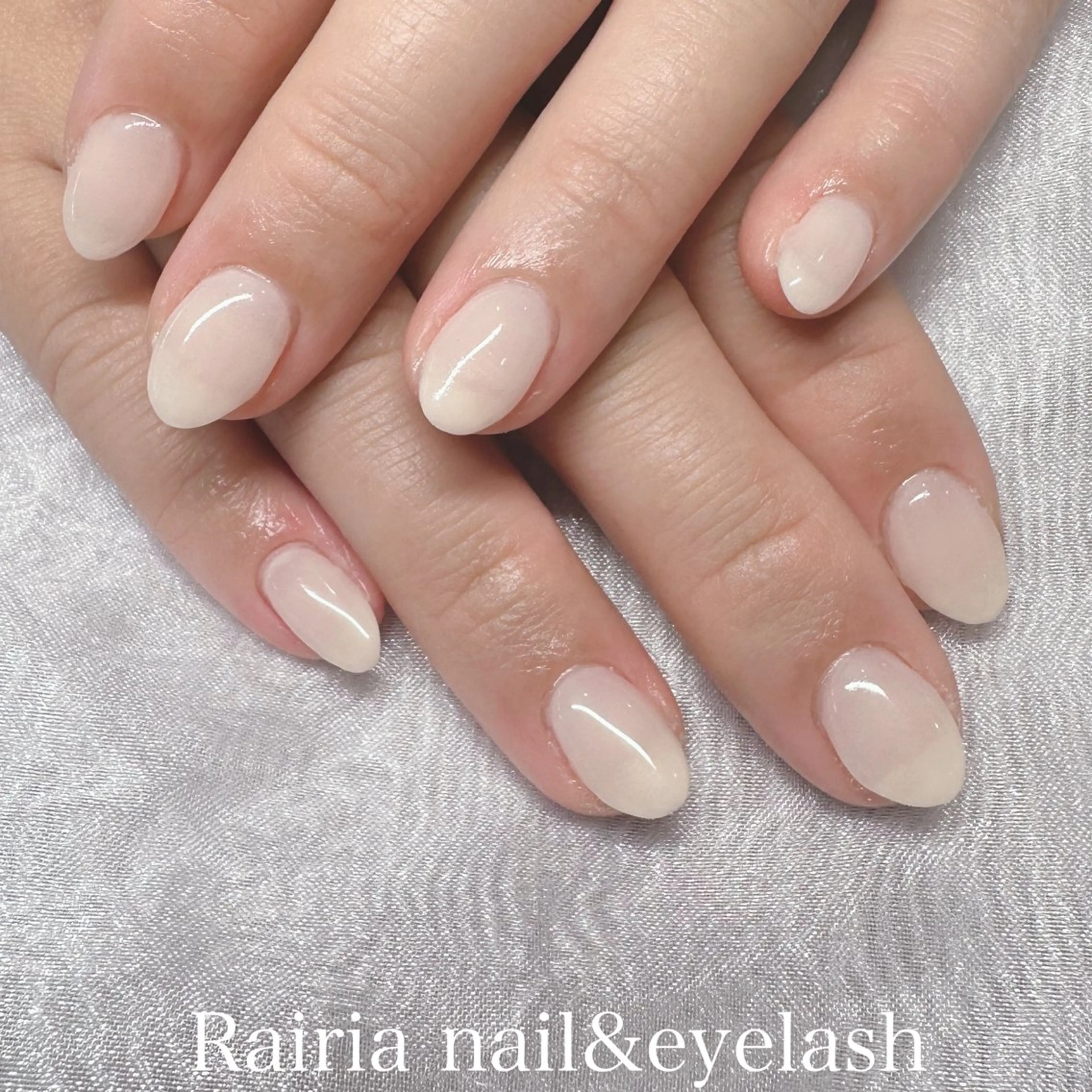 ネイル ジェルネイル ワンカラーネイル パラジェル ハンドネイル Rairia nail所属・ライリアネイル Mikuのネイルデザイン