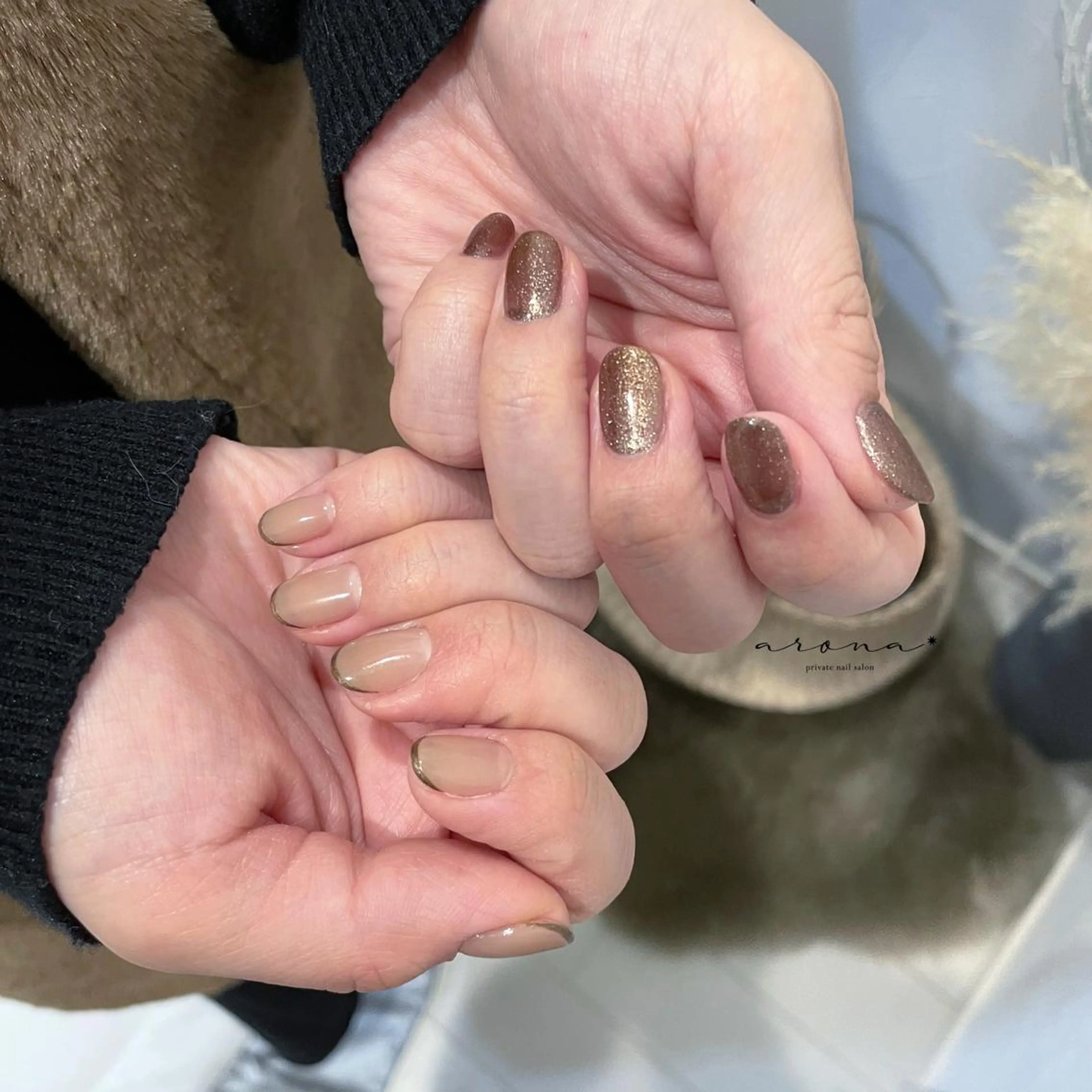 ネイル マグネットネイル ハンドネイル nail salon ✷aronaのネイルデザイン