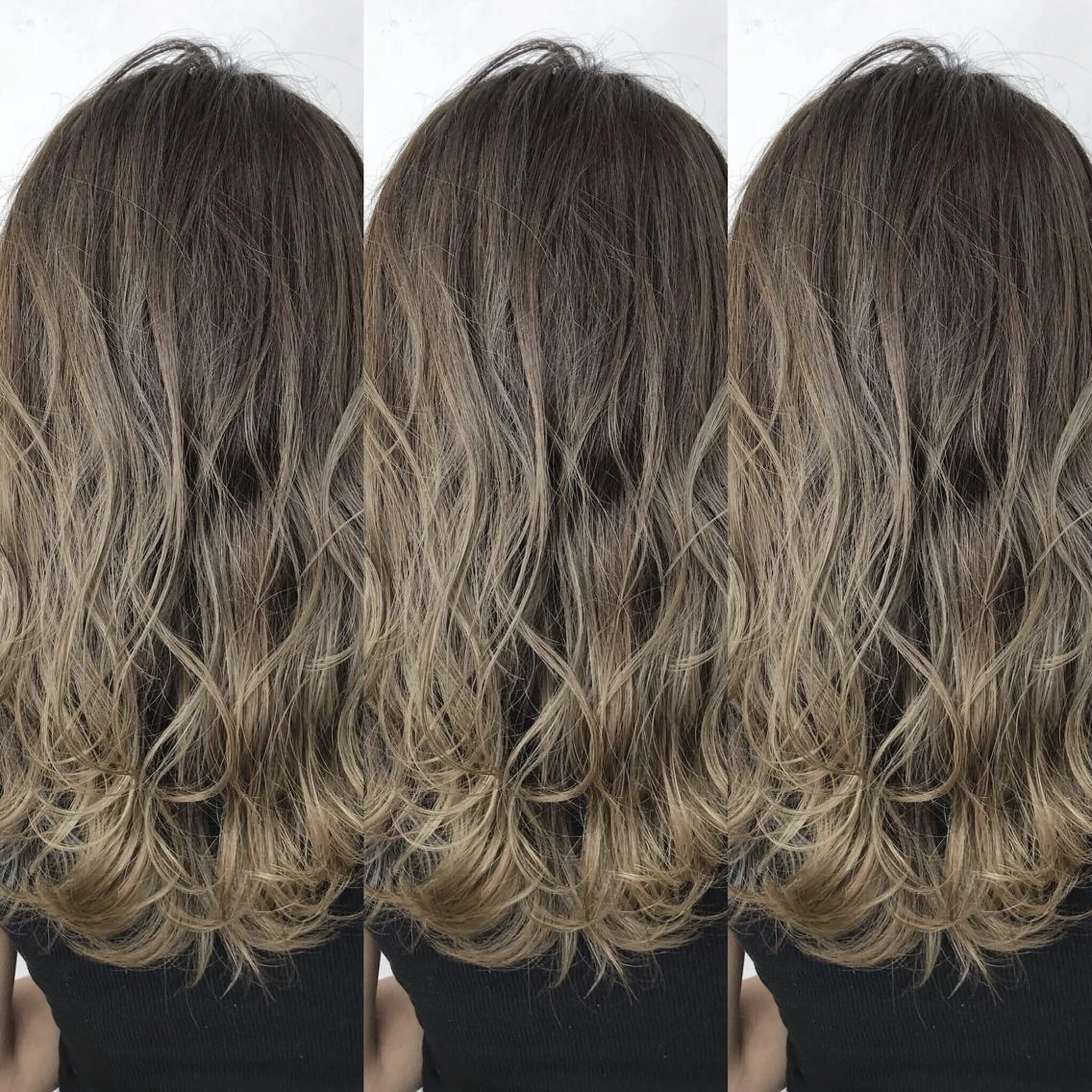 ロング カラー ヘアカラー LUSTRE クロサワのヘアスタイル