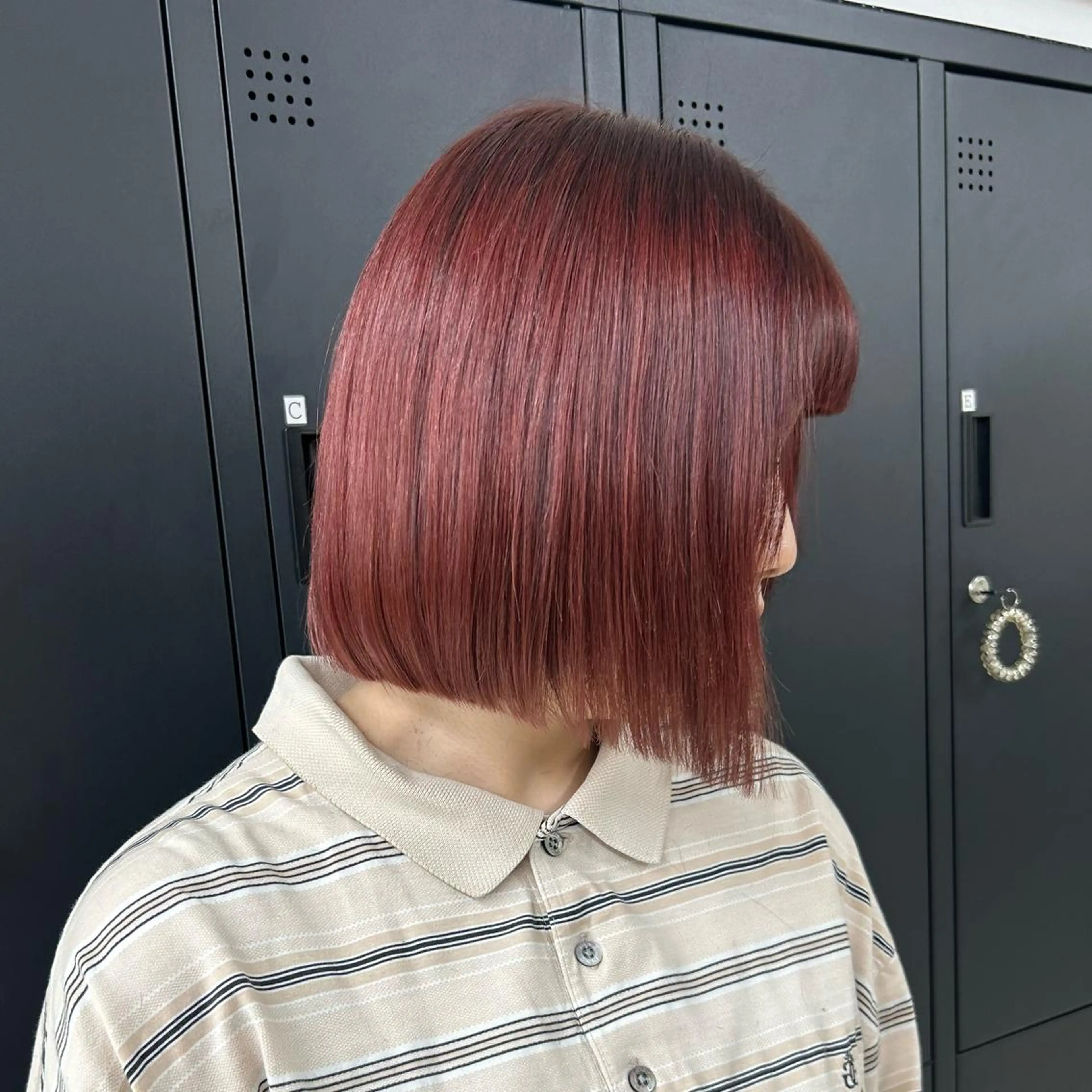 ミディアム ダブルカラー/韓国 ヘア/さわのあかねのヘアスタイル