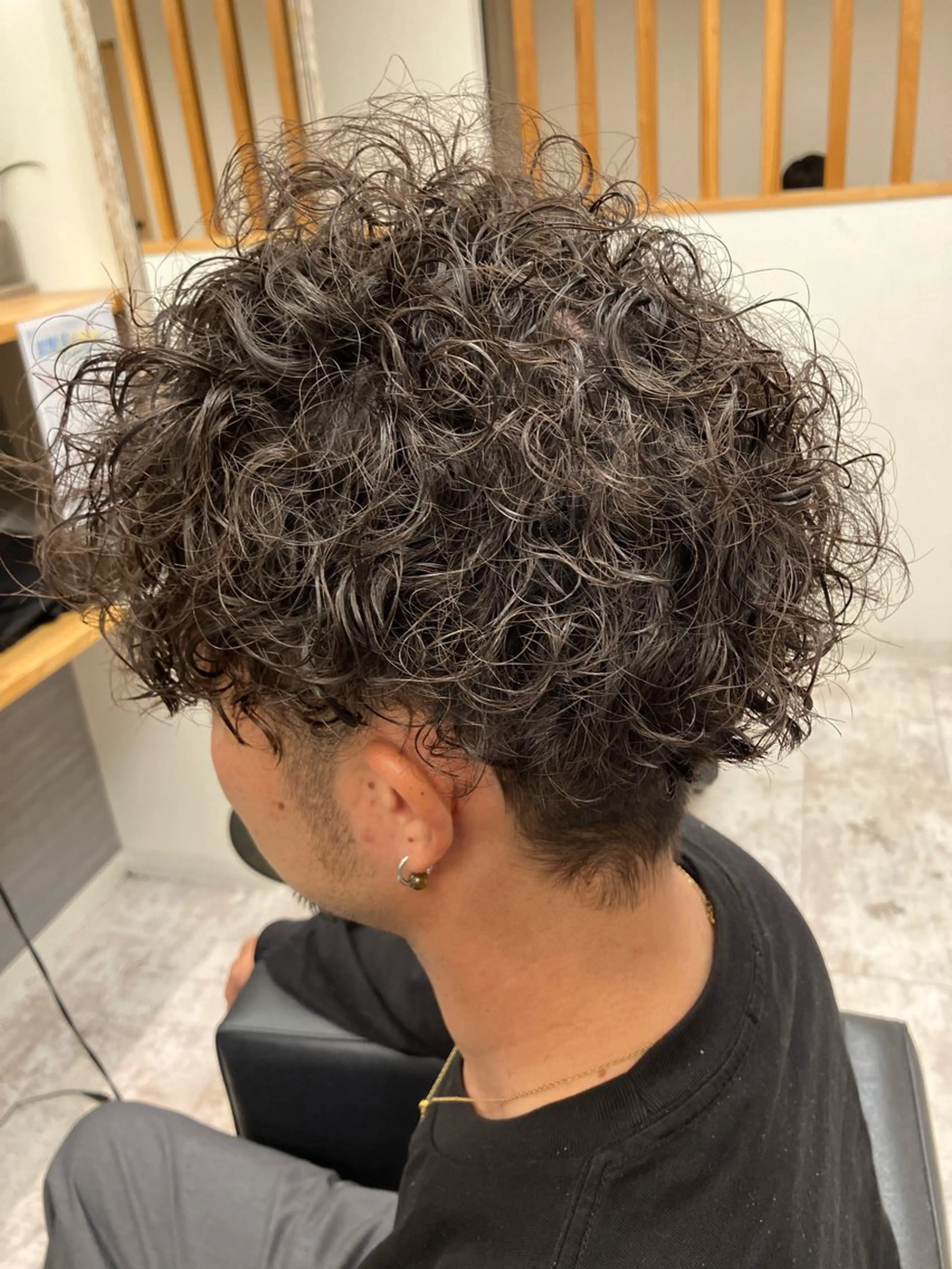 パーマ メンズ カット パーマ メンズ特化/パーマ/ フェードWATARUのヘアスタイル