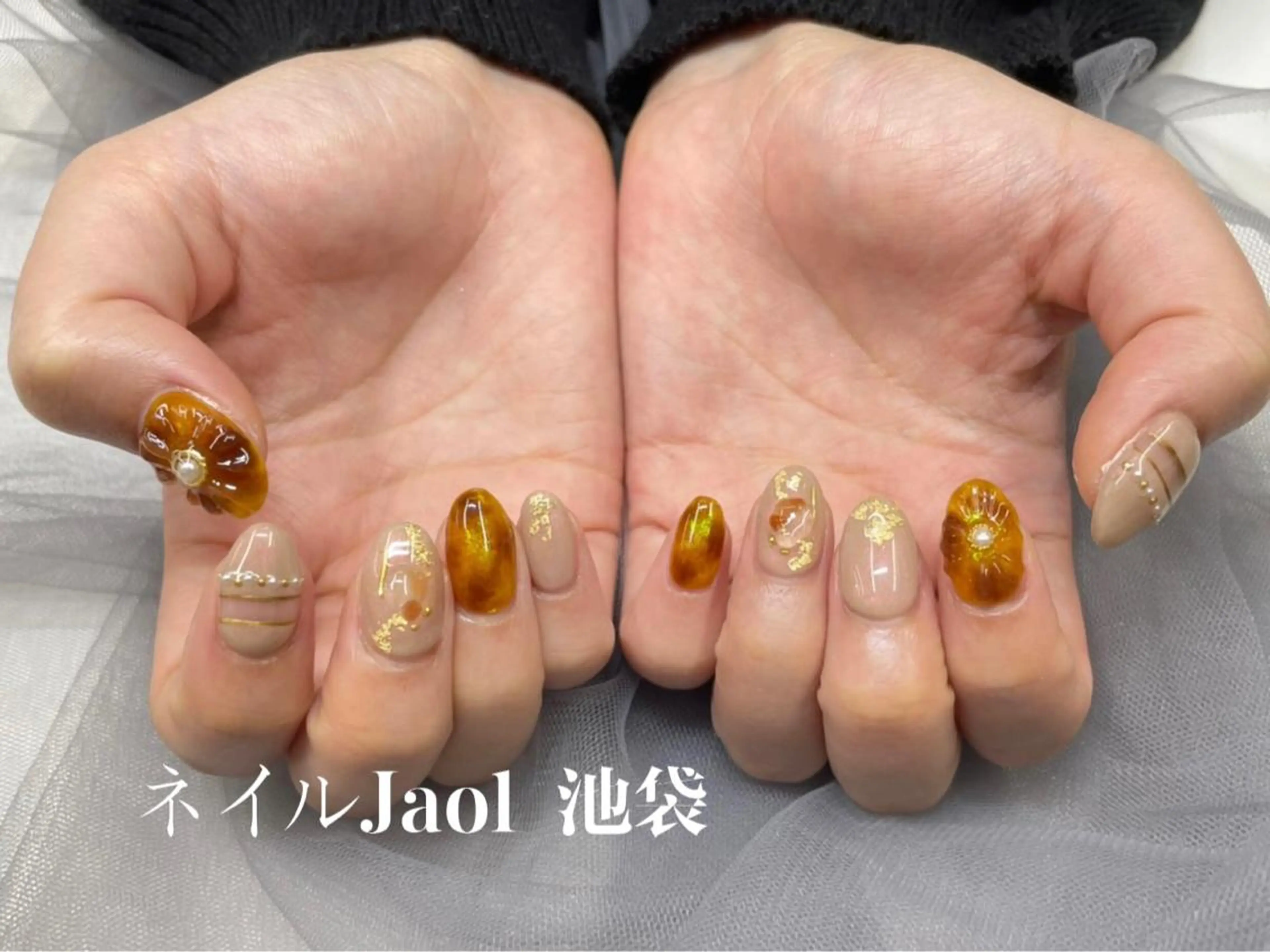 ミディアム nail jaol池袋店所属・ネイルJaol 池袋のネイルデザイン