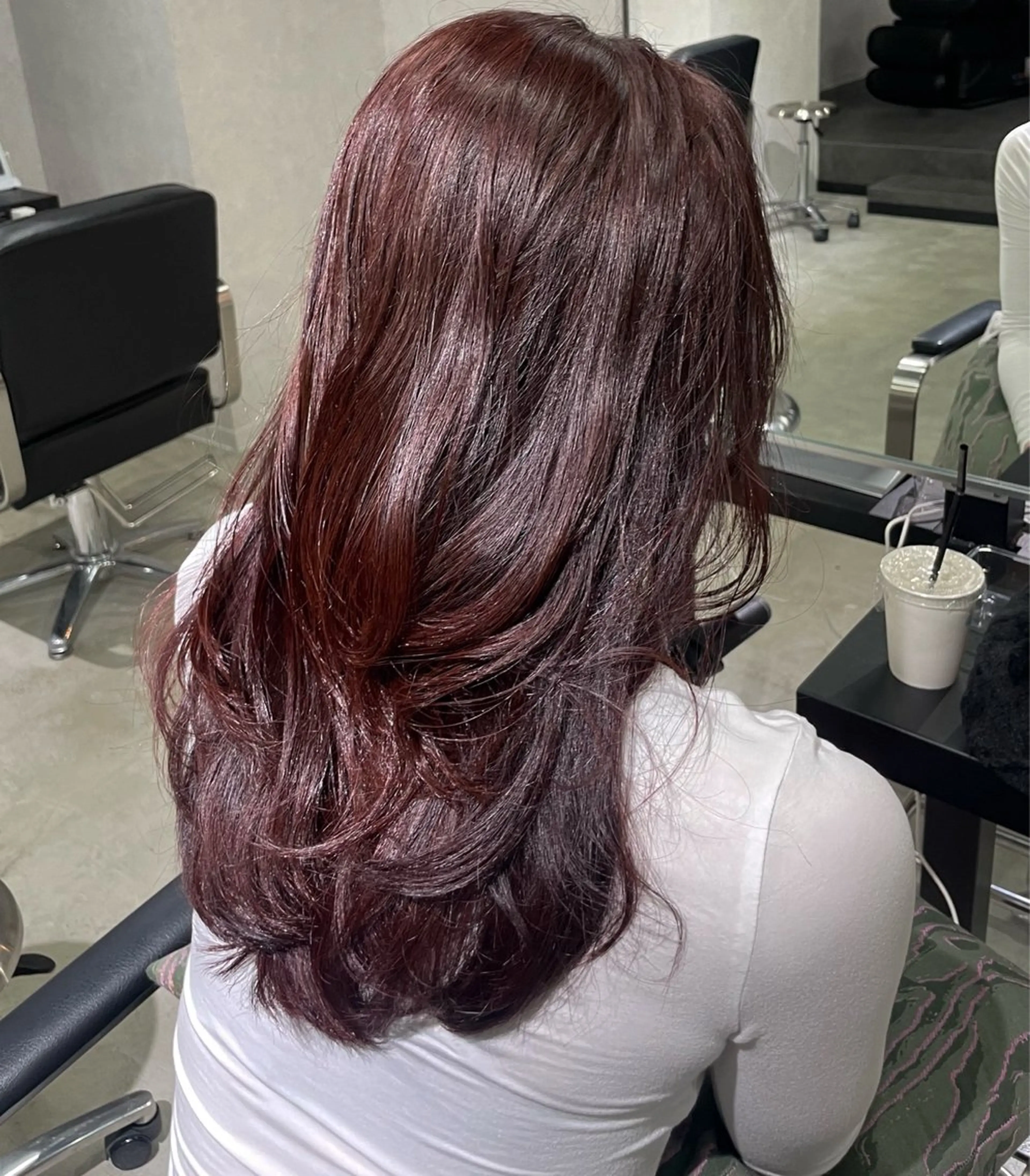 ロング カラー ブリーチ ダブルカラー ブリーチなしカラー 髪質改善 レイヤーカット カット ヘアカラー レイヤー /髪質改善/ariのヘアスタイル