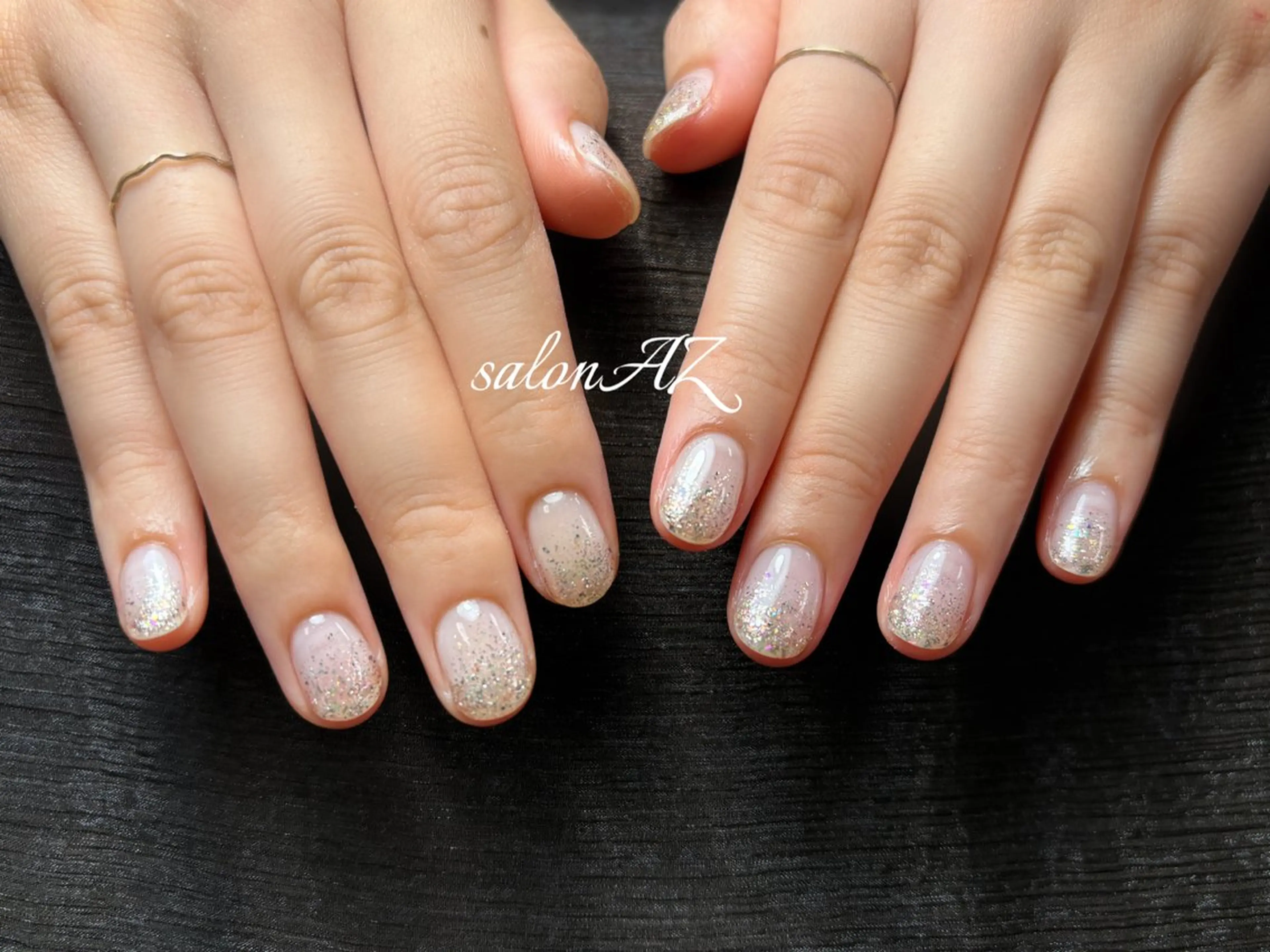 ネイル アートネイル 長さ出し フットネイル フレンチネイル ジェルネイル salon AZのネイルデザイン