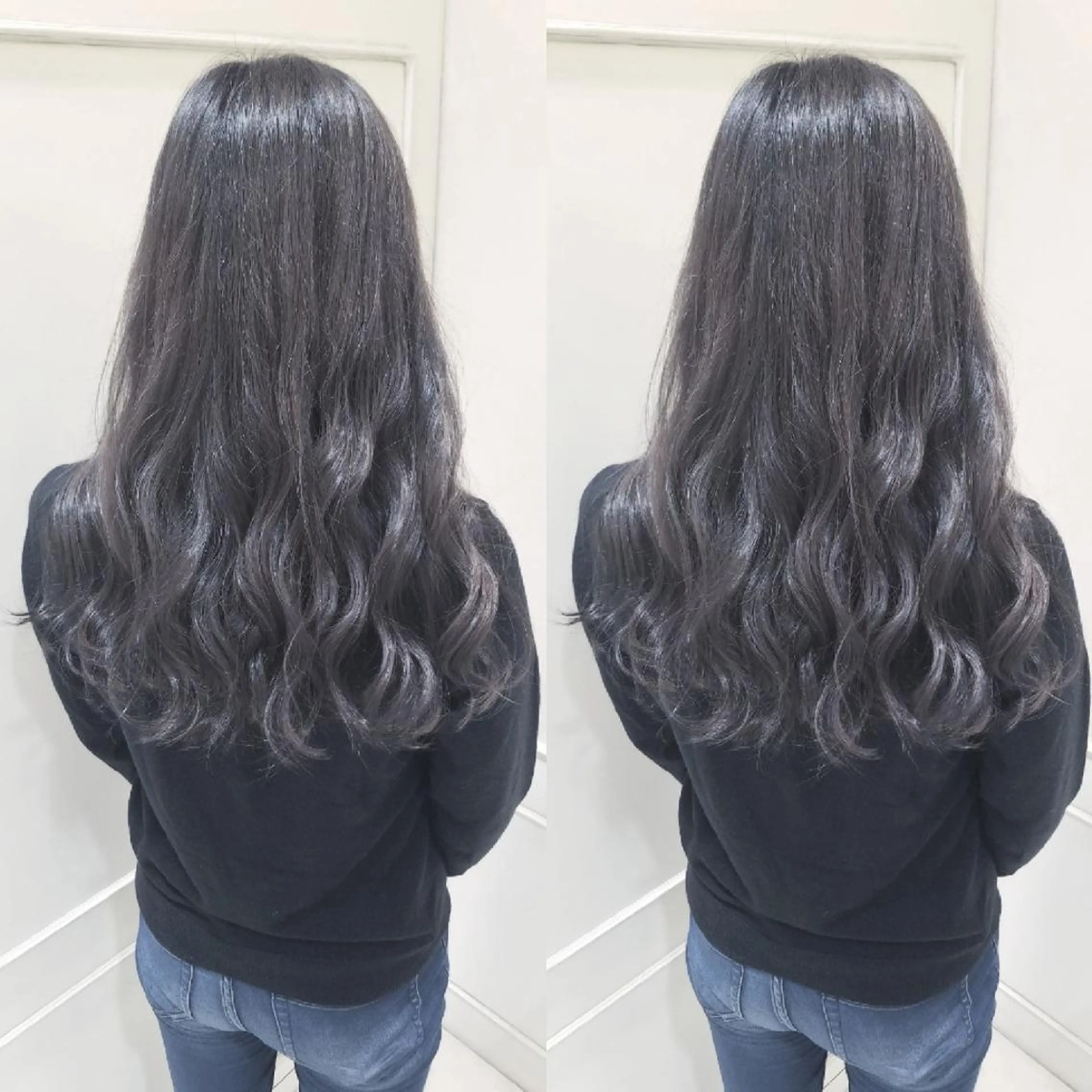 カラー ロング アッシュ grow上野御徒町【グロウ】所属・ブリーチ・ハイトーン 特化🎉内山のヘアスタイル