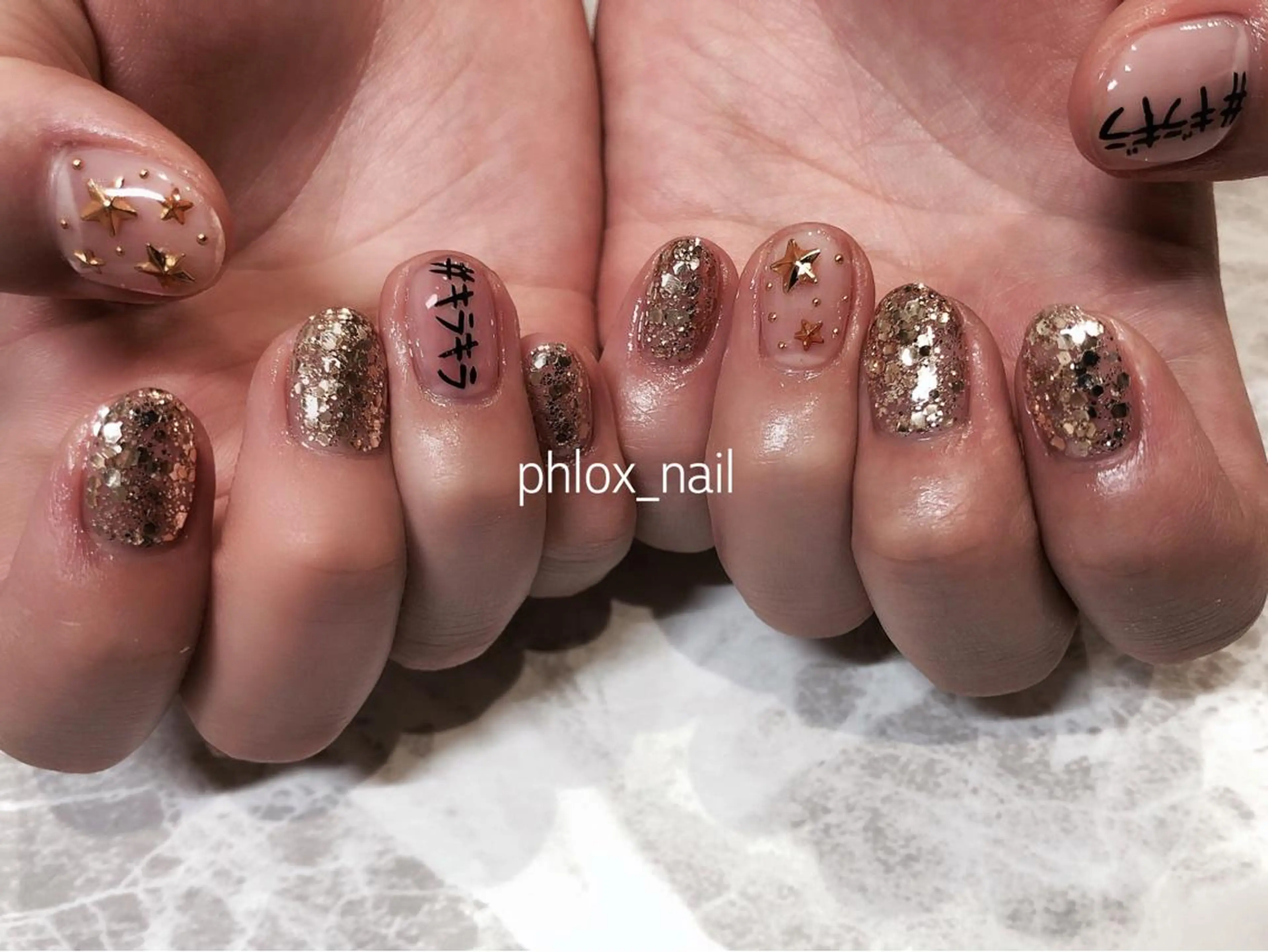 ネイル s/w ＿shokoのネイルデザイン