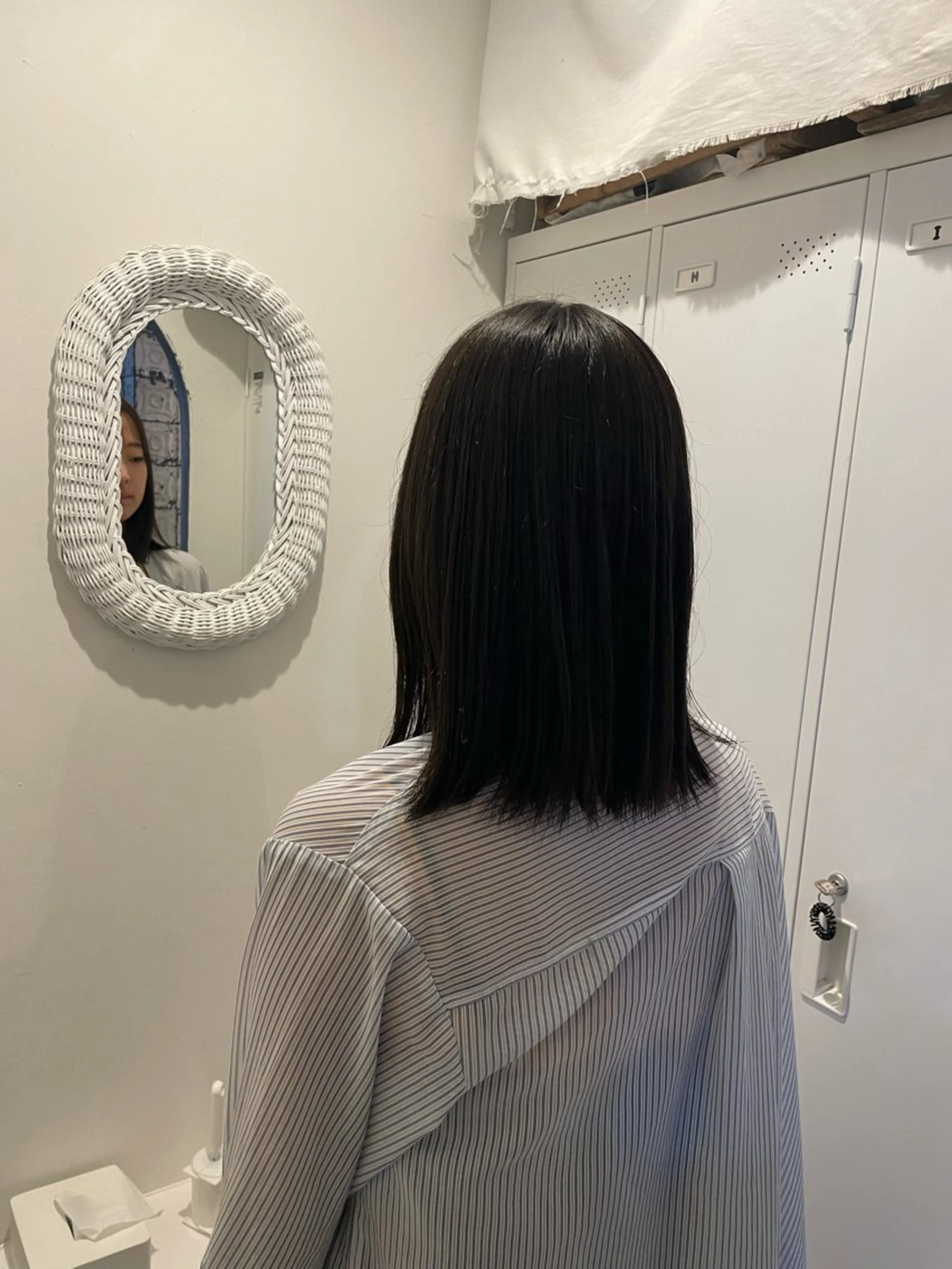 カラー ベージュカラー 透明感カラー オリーブベージュ ヘアカラー loty hair design所属・Juri メンズカットパーマのヘアスタイル