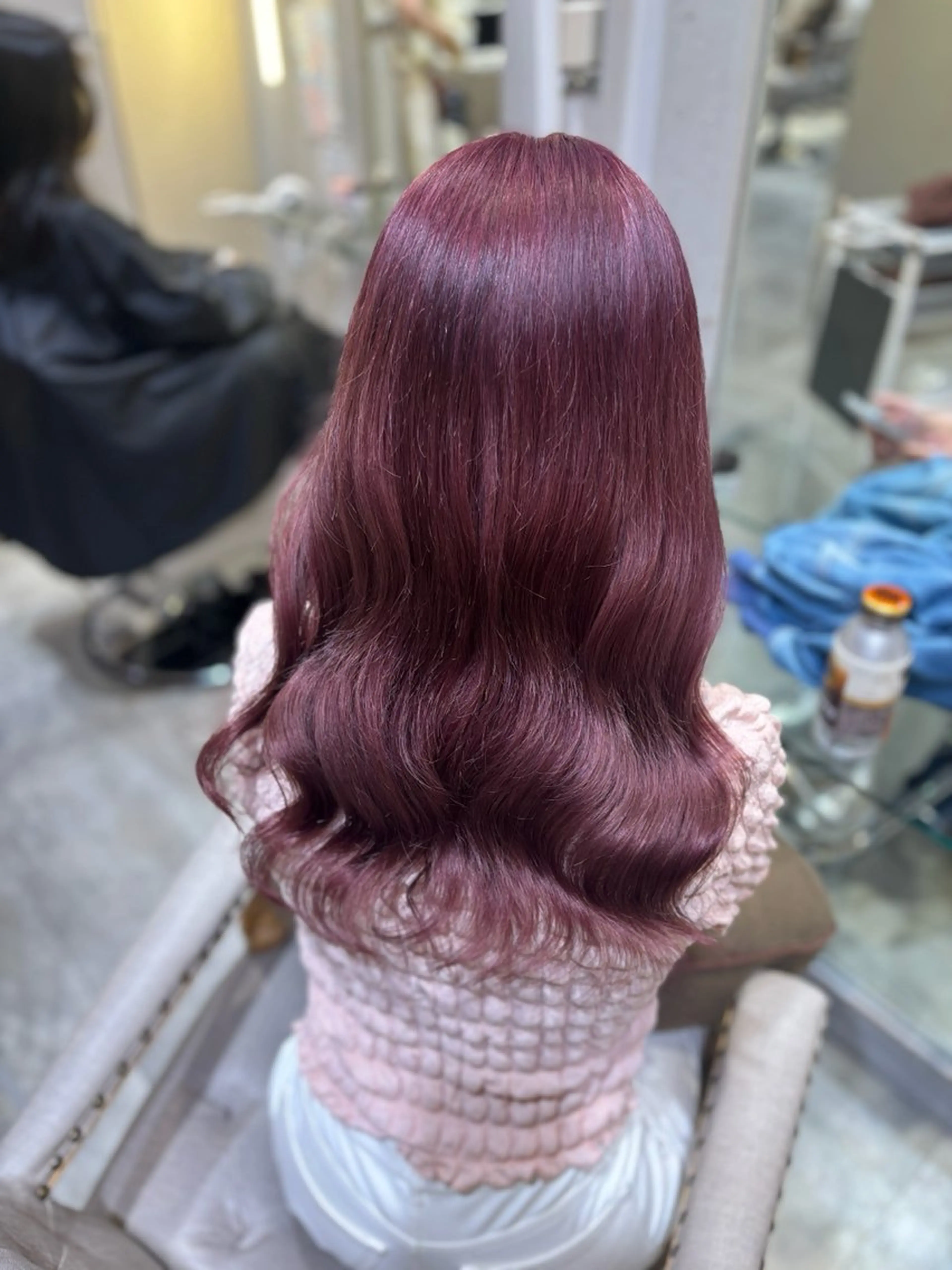 ロング カラー ヘアカラー 🤍ふんわりアイドル カラー🎀Rio🪽のヘアスタイル