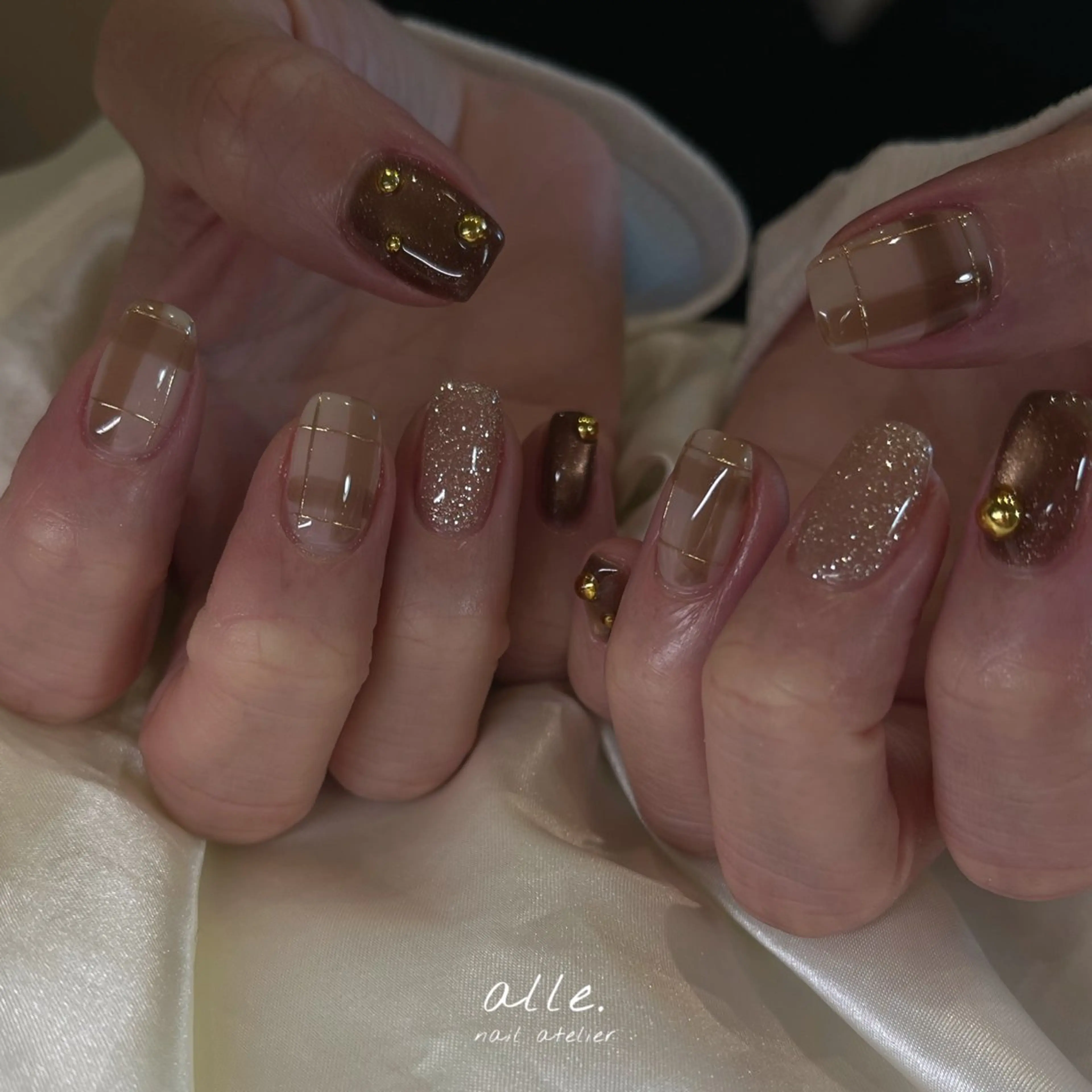 ネイル ハンドネイル atelier alle.のネイルデザイン