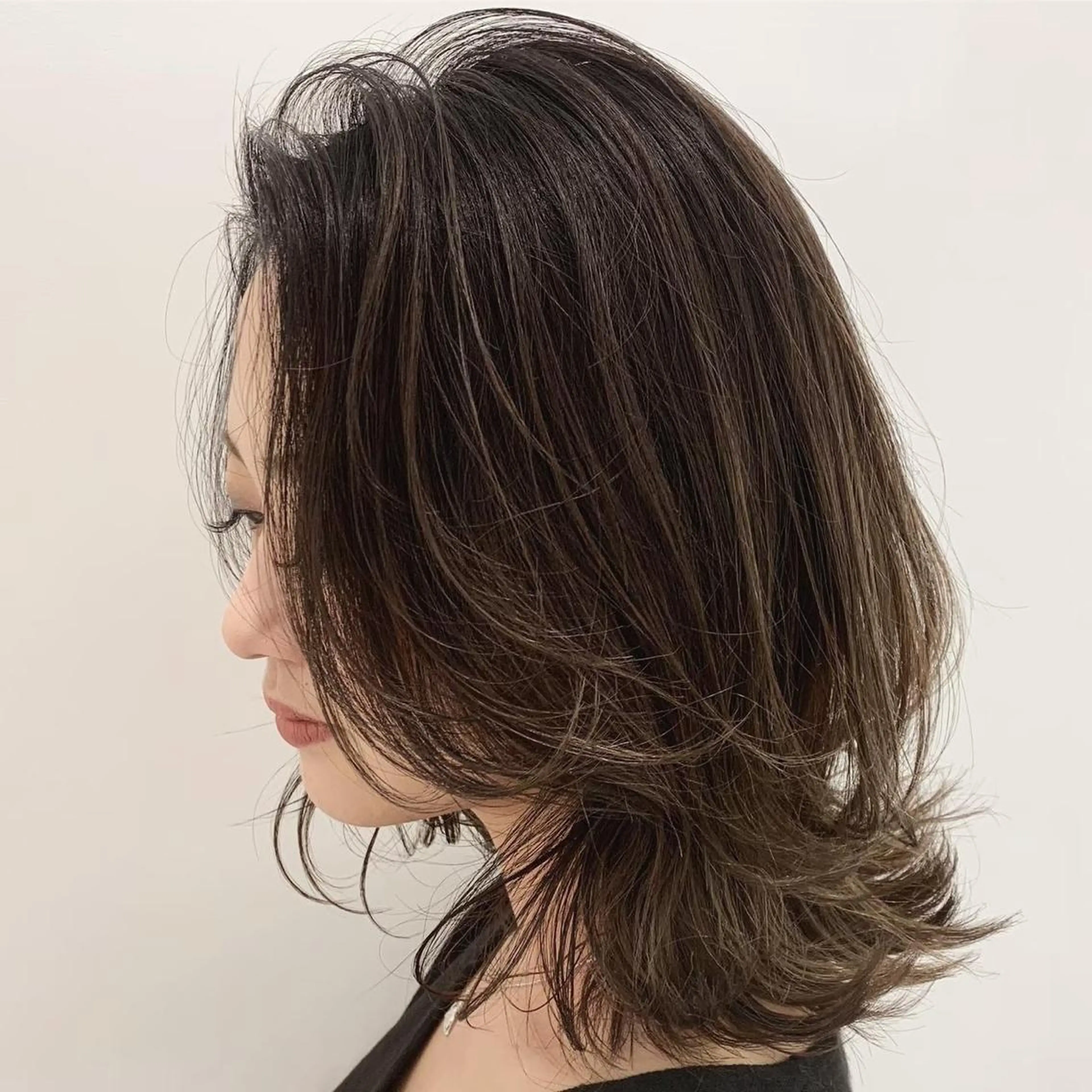 ミディアム カラー ヘアアレンジ 指名支持率NO.1 スタイリストのヘアスタイル