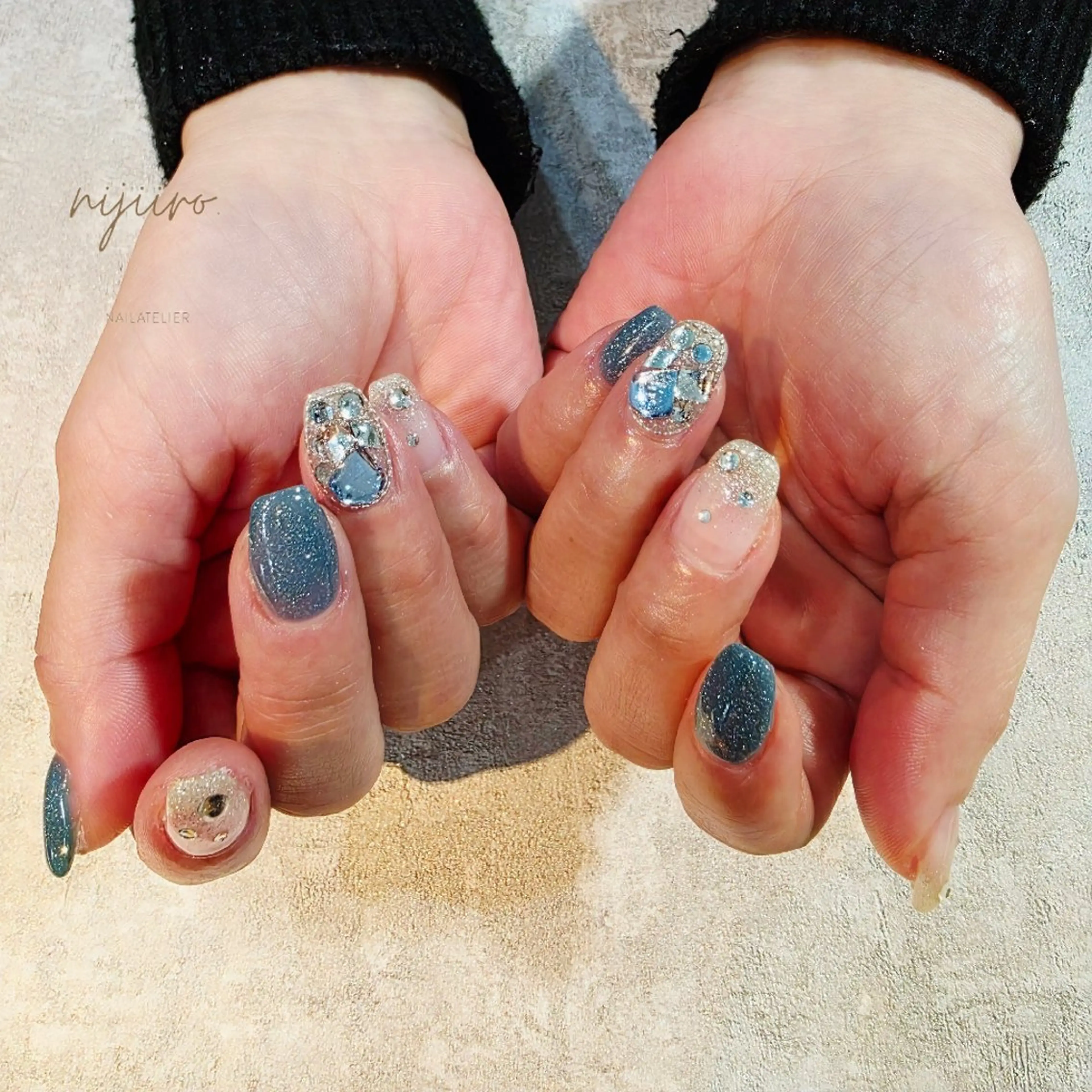 ネイル ハンドネイル nailatelier nijiiro.所属・nijiiro🌈 サトウのネイルデザイン