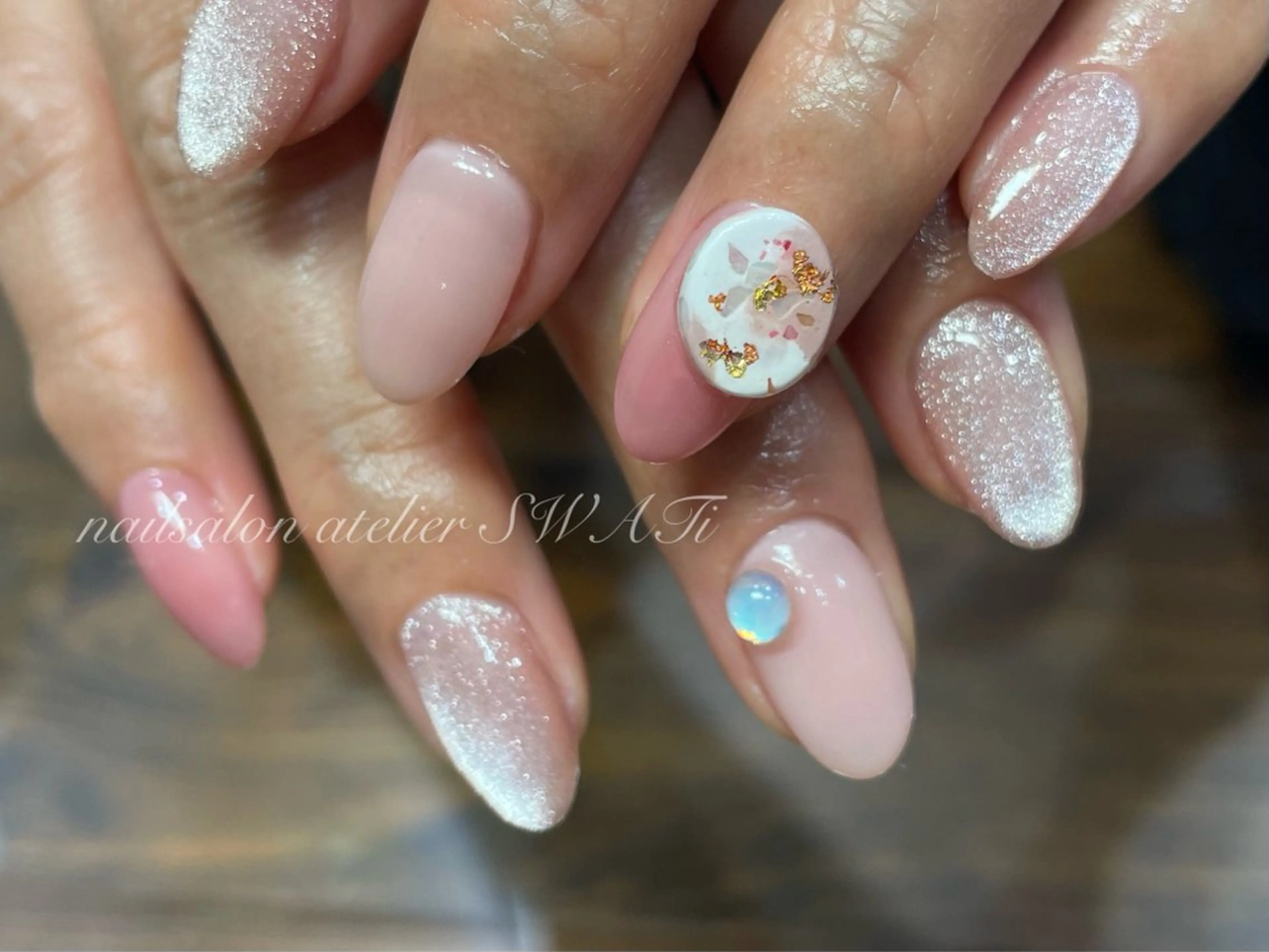 ネイル ハンドネイル ヘアーサロン大野所属・nailsalon SWATiのネイルデザイン