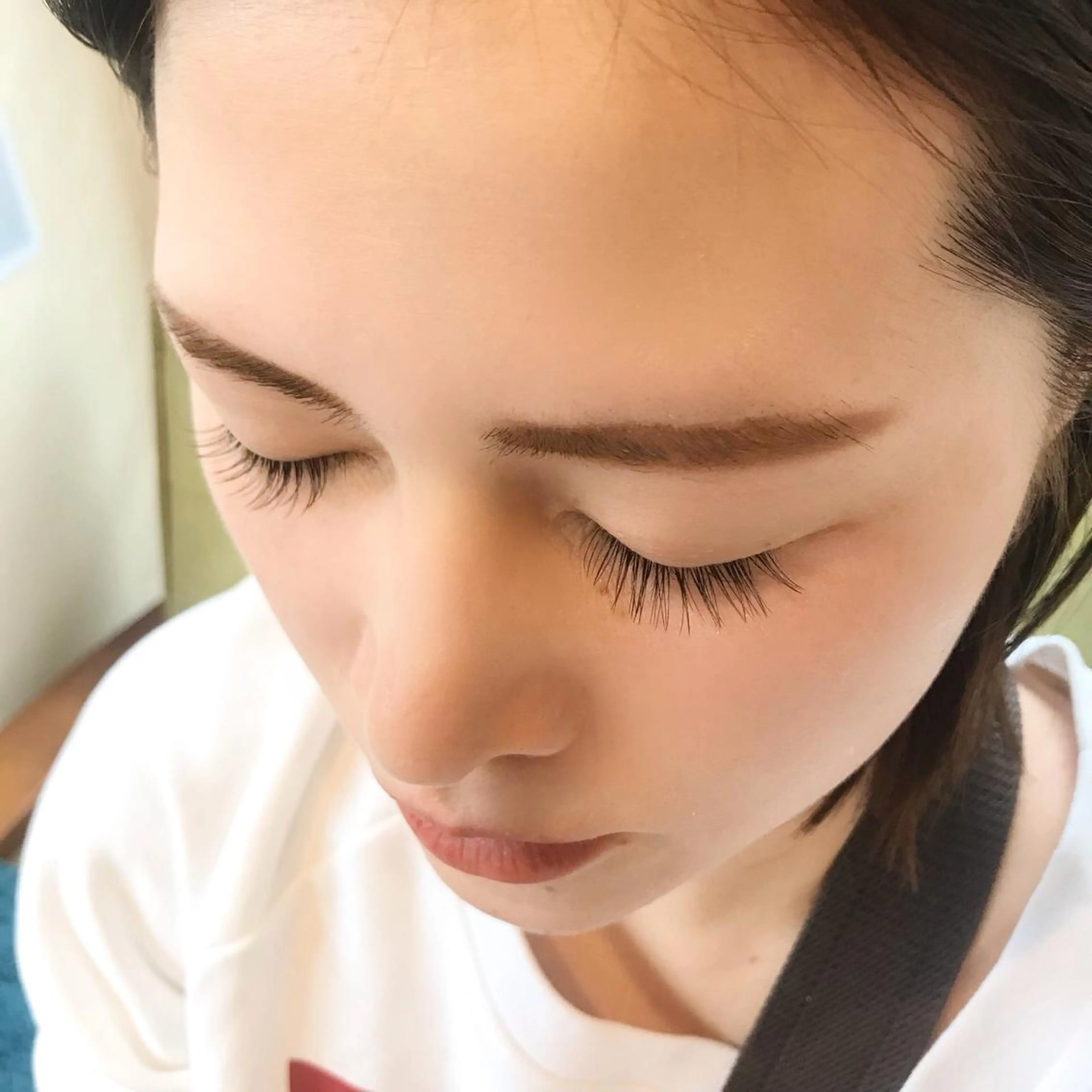 マツエク・マツパ Cカール カラーマツエク フラットラッシュ Jカール ナチュラル マツエク francesca eyelash所属・中島 顕子のマツエク・マツパデザイン