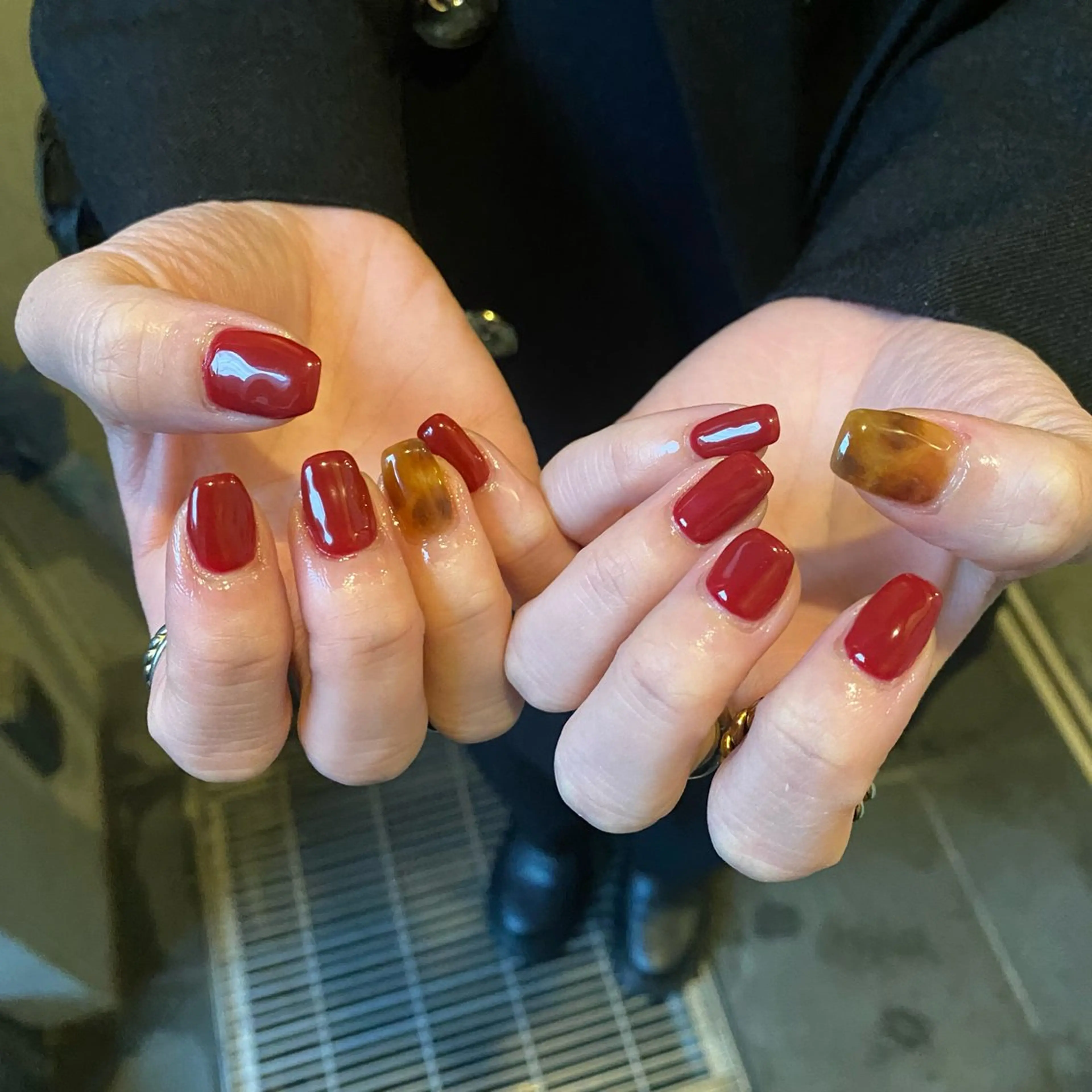 ネイル べっ甲ネイル KONDO RIHO♡のネイルデザイン