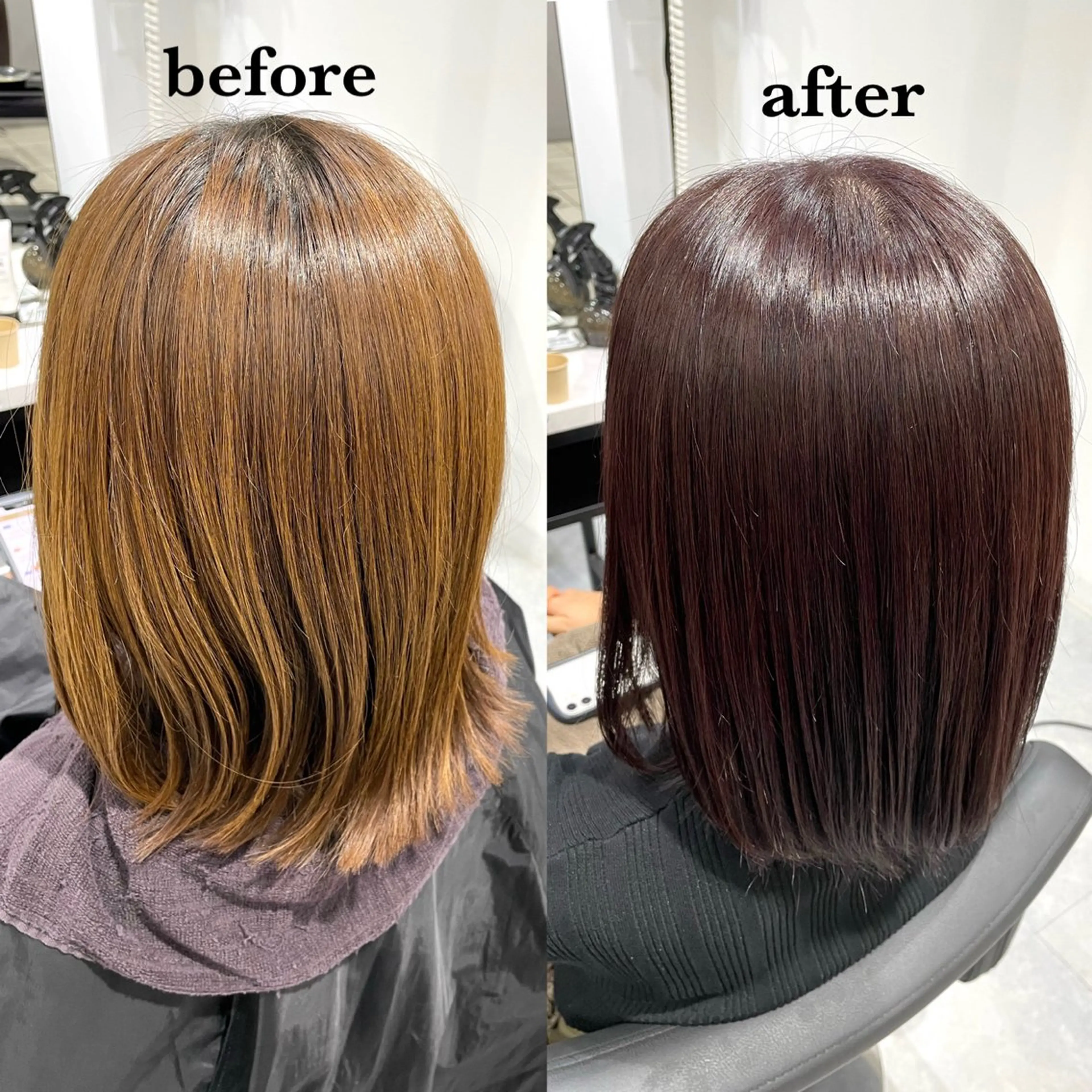 カラー ブラウンカラー AINE 🧚🏻‍♀️のヘアスタイル