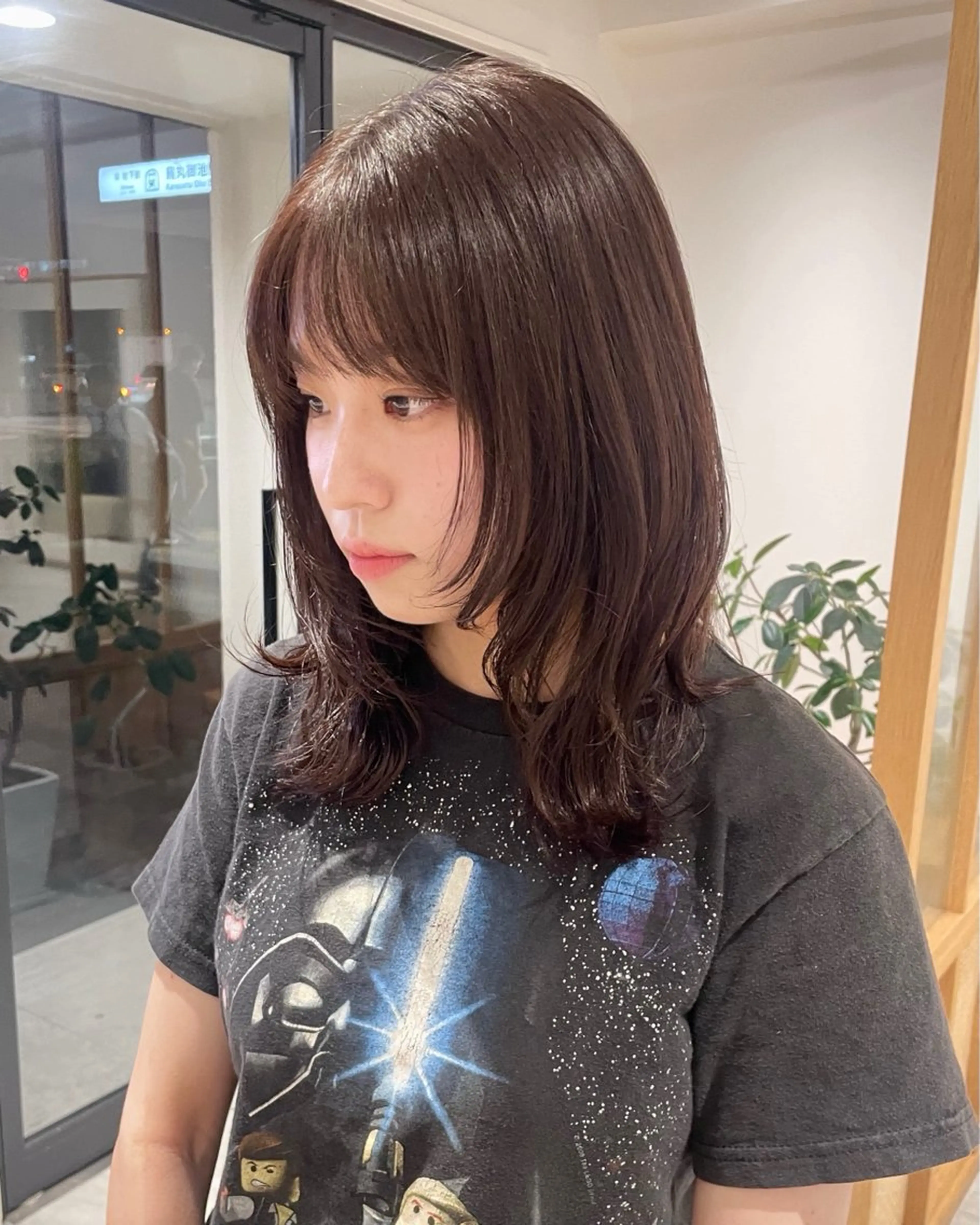 ミディアム 韓国レイヤー/ショー ト/nodokaのヘアスタイル