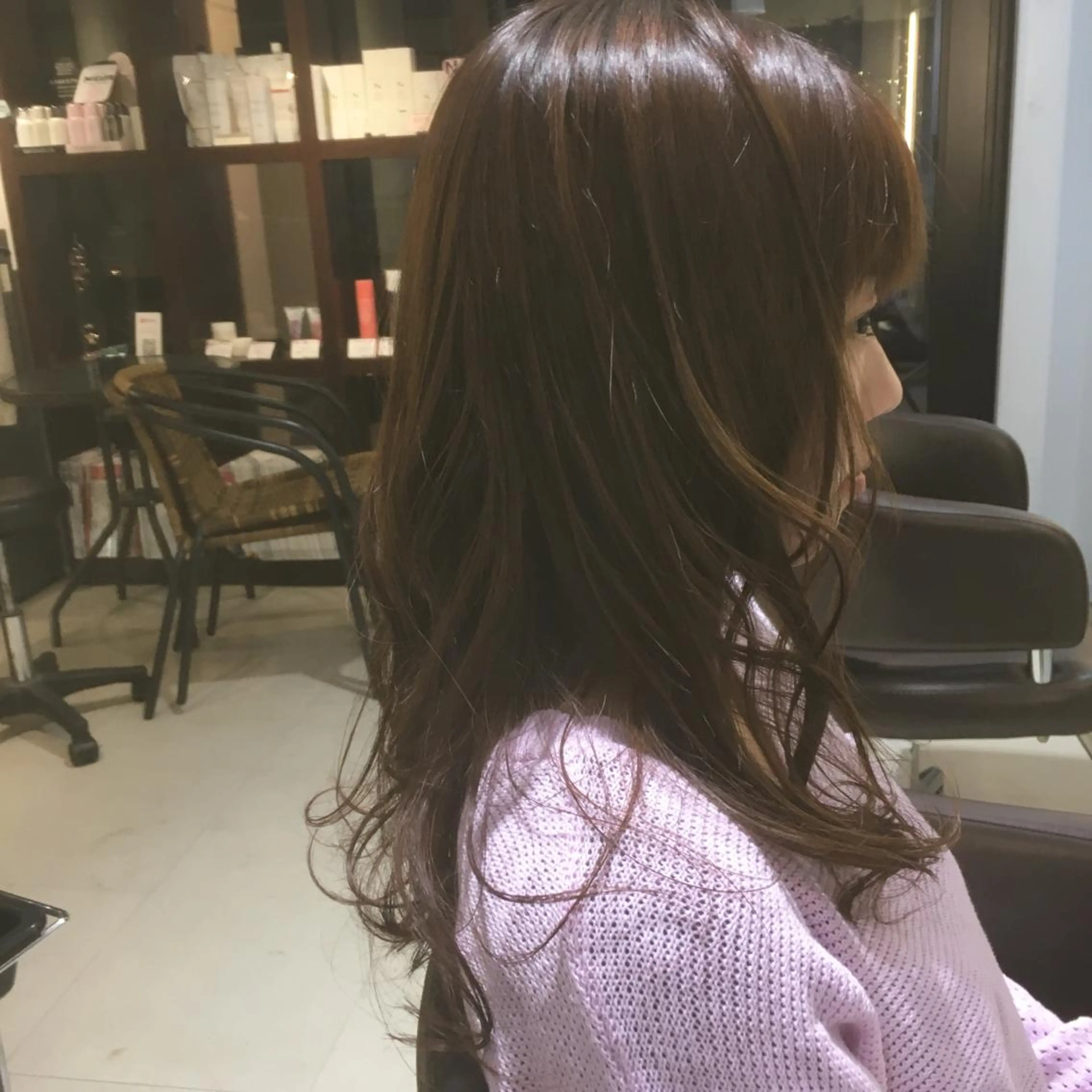ロング カラー しのはら まどかのヘアスタイル