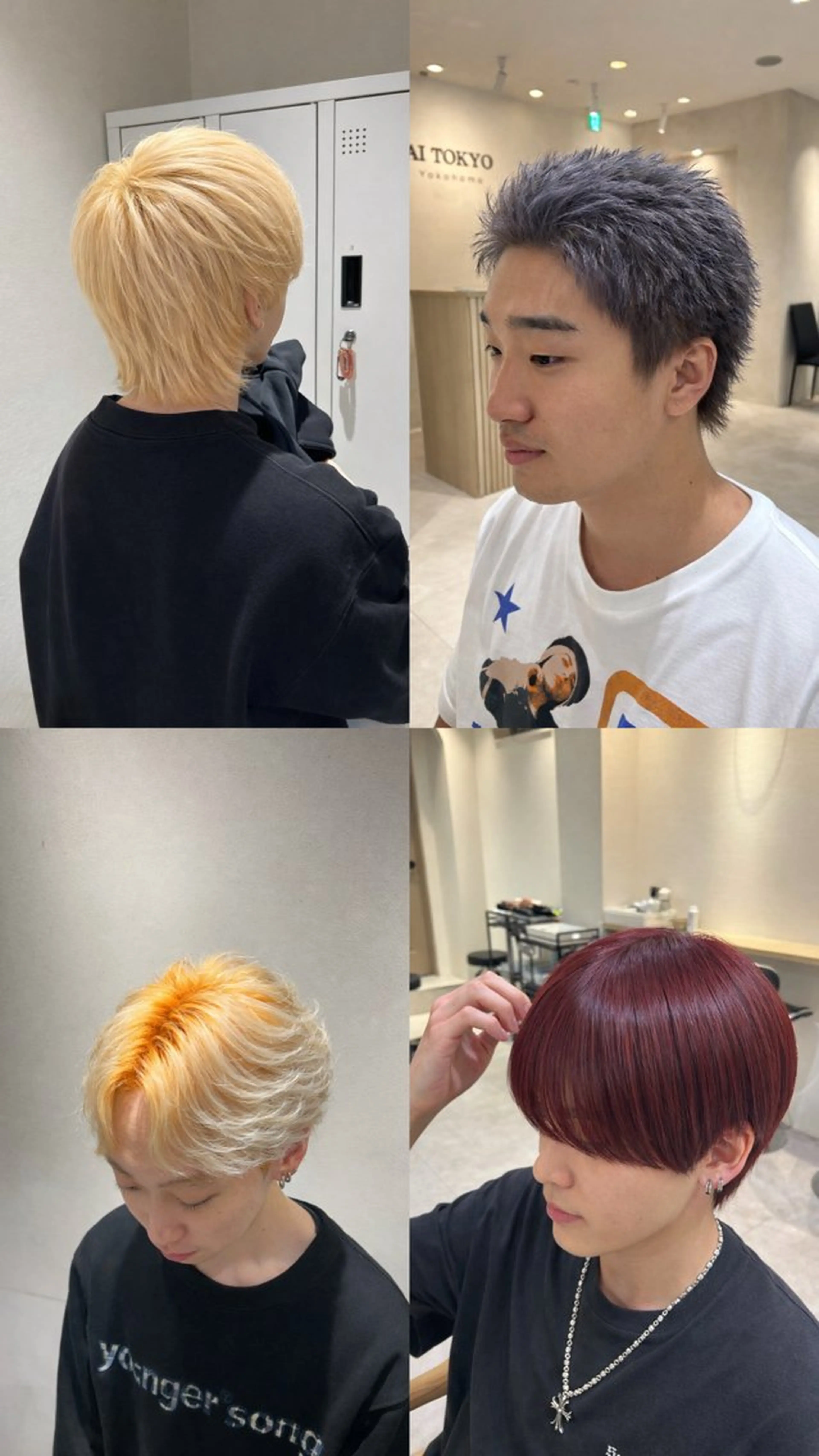 カラー メンズ ヘアカラー トリートメント ヘアセット いぶき/透明感カラー 🎨メンズパーマ🔥のヘアスタイル