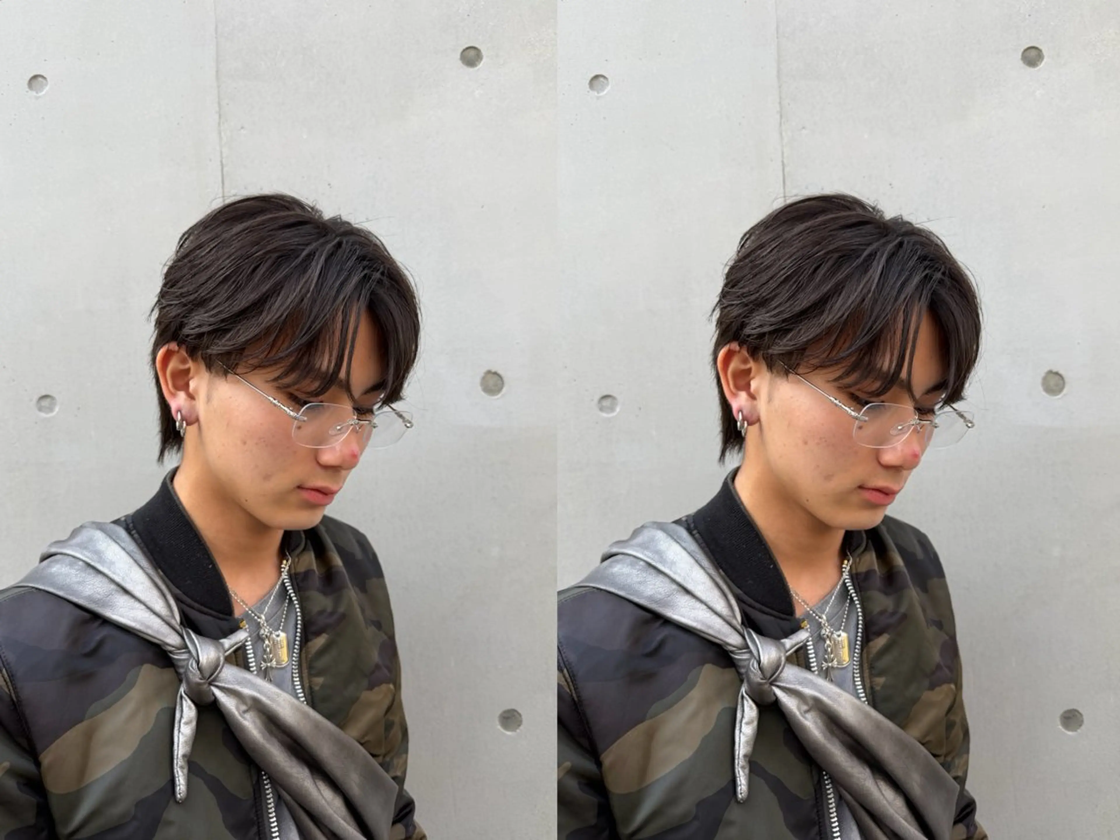 ミディアム パーマ メンズ シャドウパーマ/メン ズカット/だいじゅのヘアスタイル