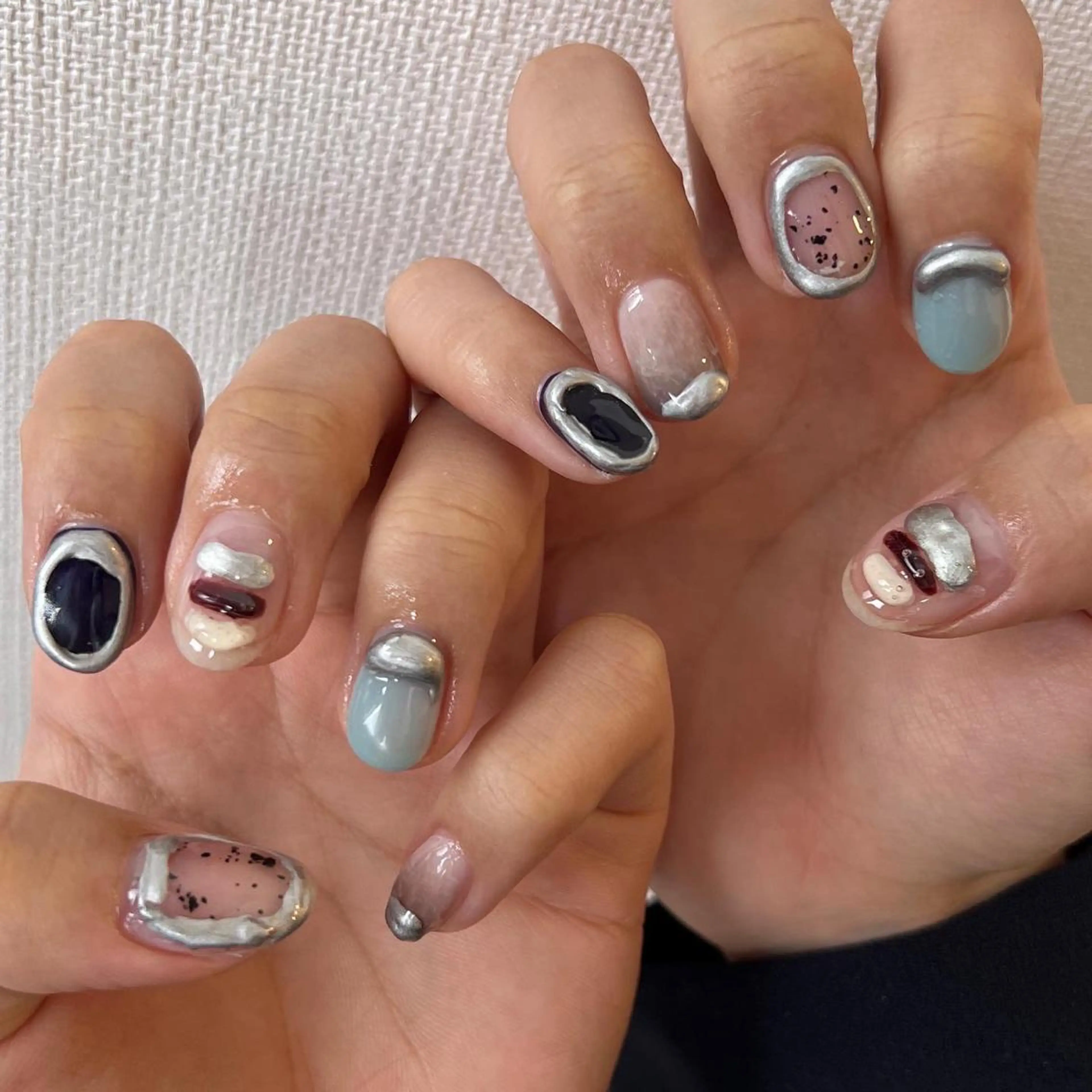 ネイル 黒葛原 めぐみのネイルデザイン