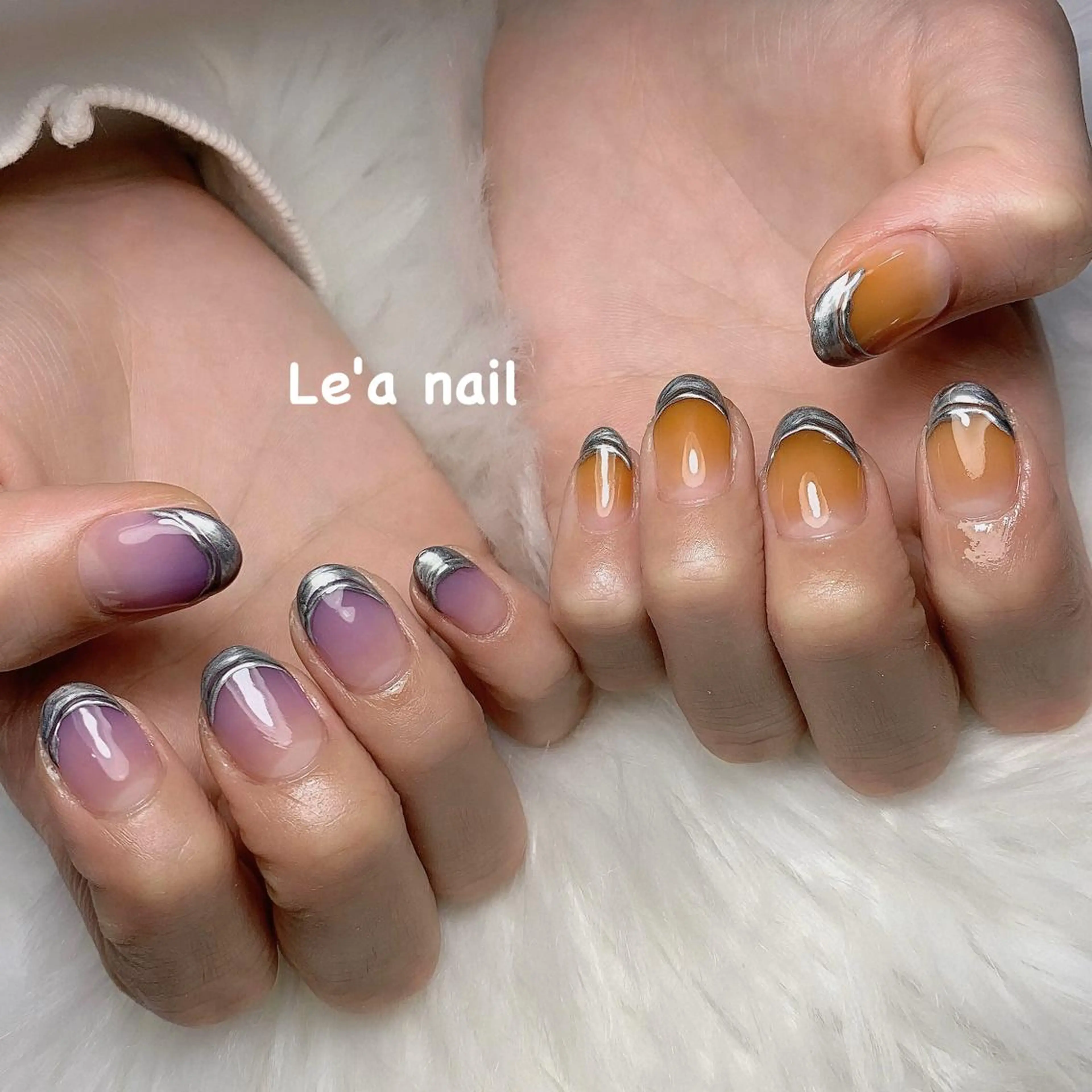 ネイル ニュアンスネイル 'mm所属・'mm  (ミリ) ＭＡＮＡＭＩのネイルデザイン