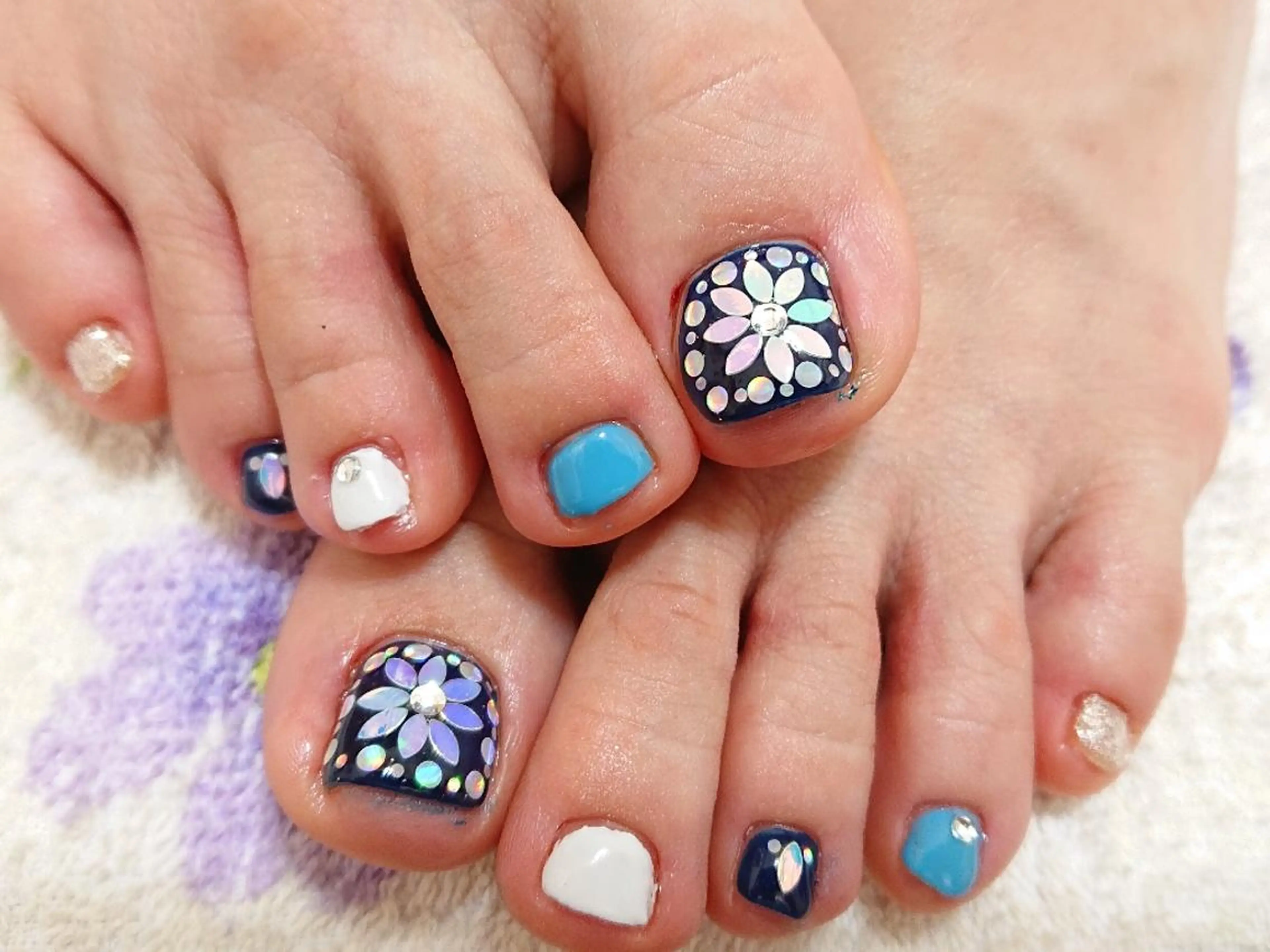 ネイル アートネイル フットネイル ジェルネイル あんきち    のネイルデザイン