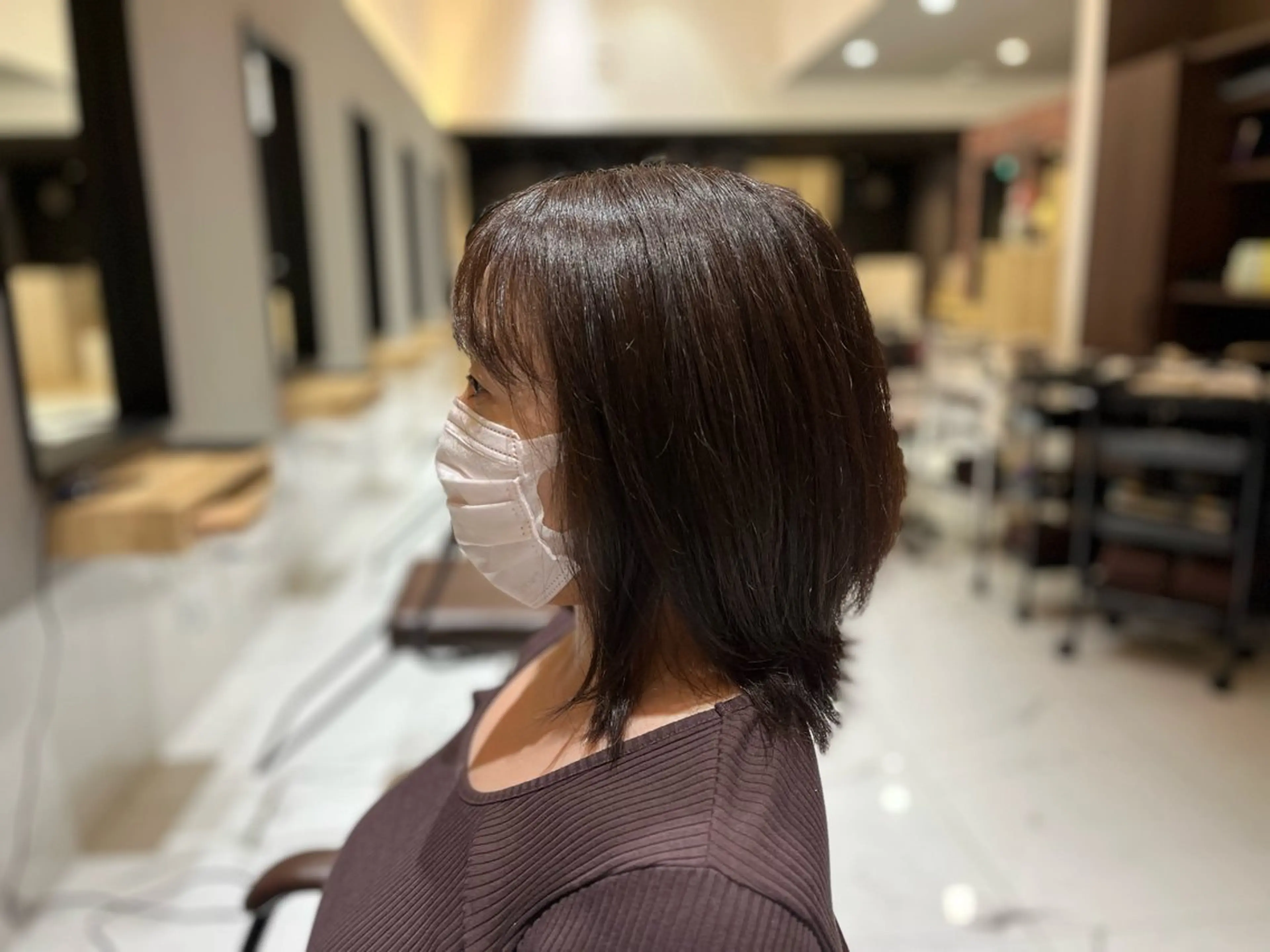 ミディアム カット Le Coeur 喜多町 志賀大介のヘアスタイル