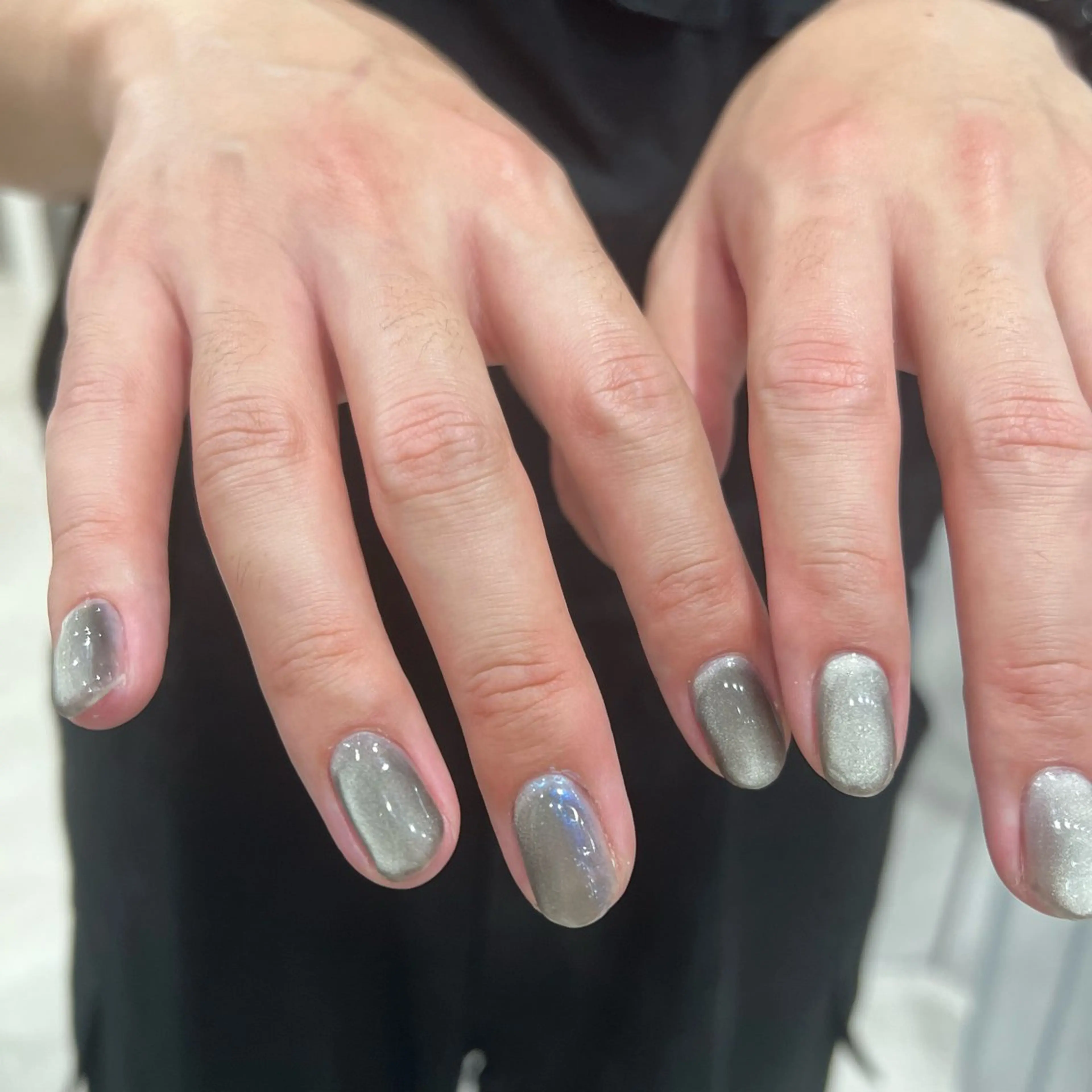 【パラジェル使用💅】マグネットネイル(オフなし)の写真