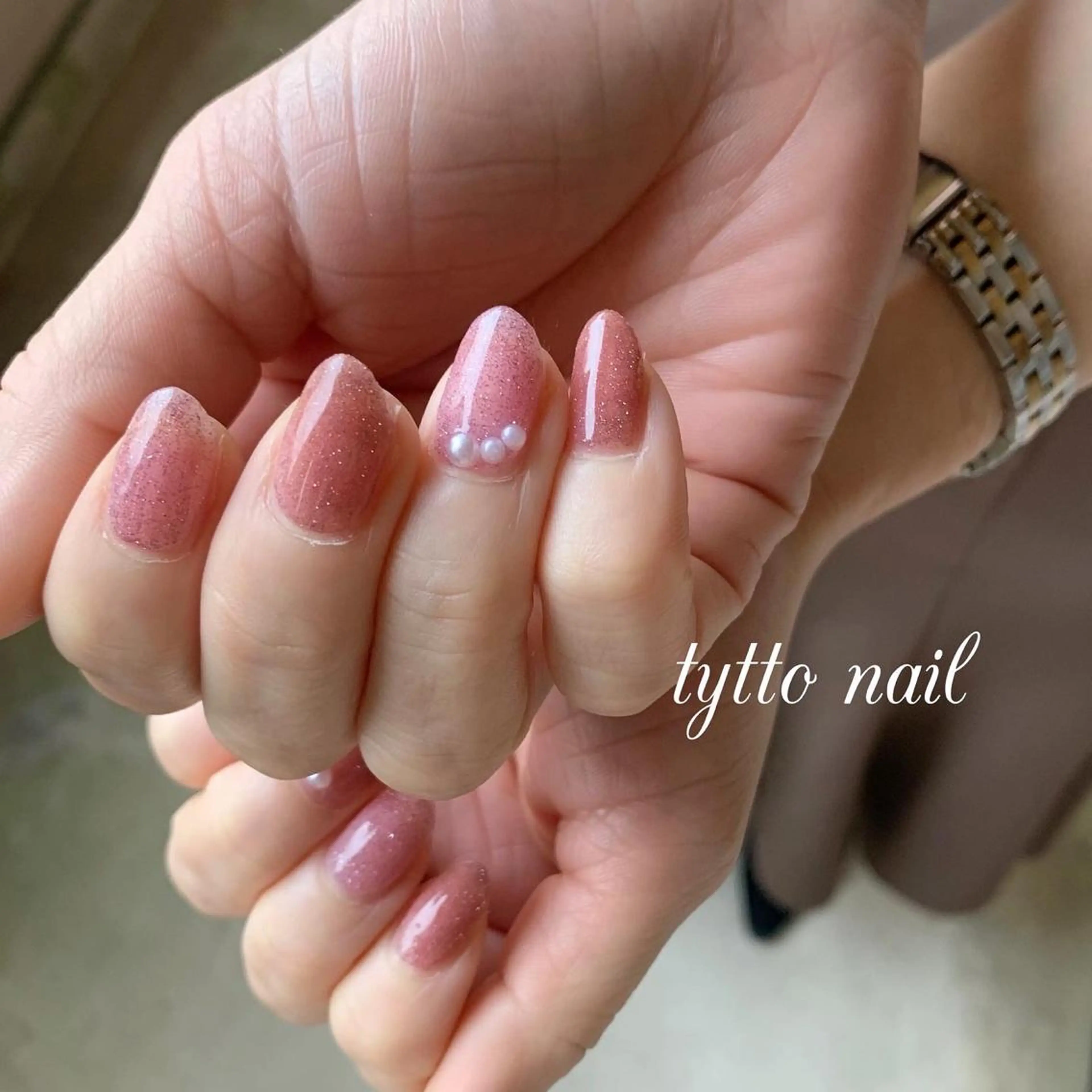 ネイル フラッシュネイル 氷ネイル・うるうるネイル キラキラネイル 韓国ネイル ラメ(グリッター) ハンドネイル tytto nail ❤︎‪‪eri‪‪のネイルデザイン
