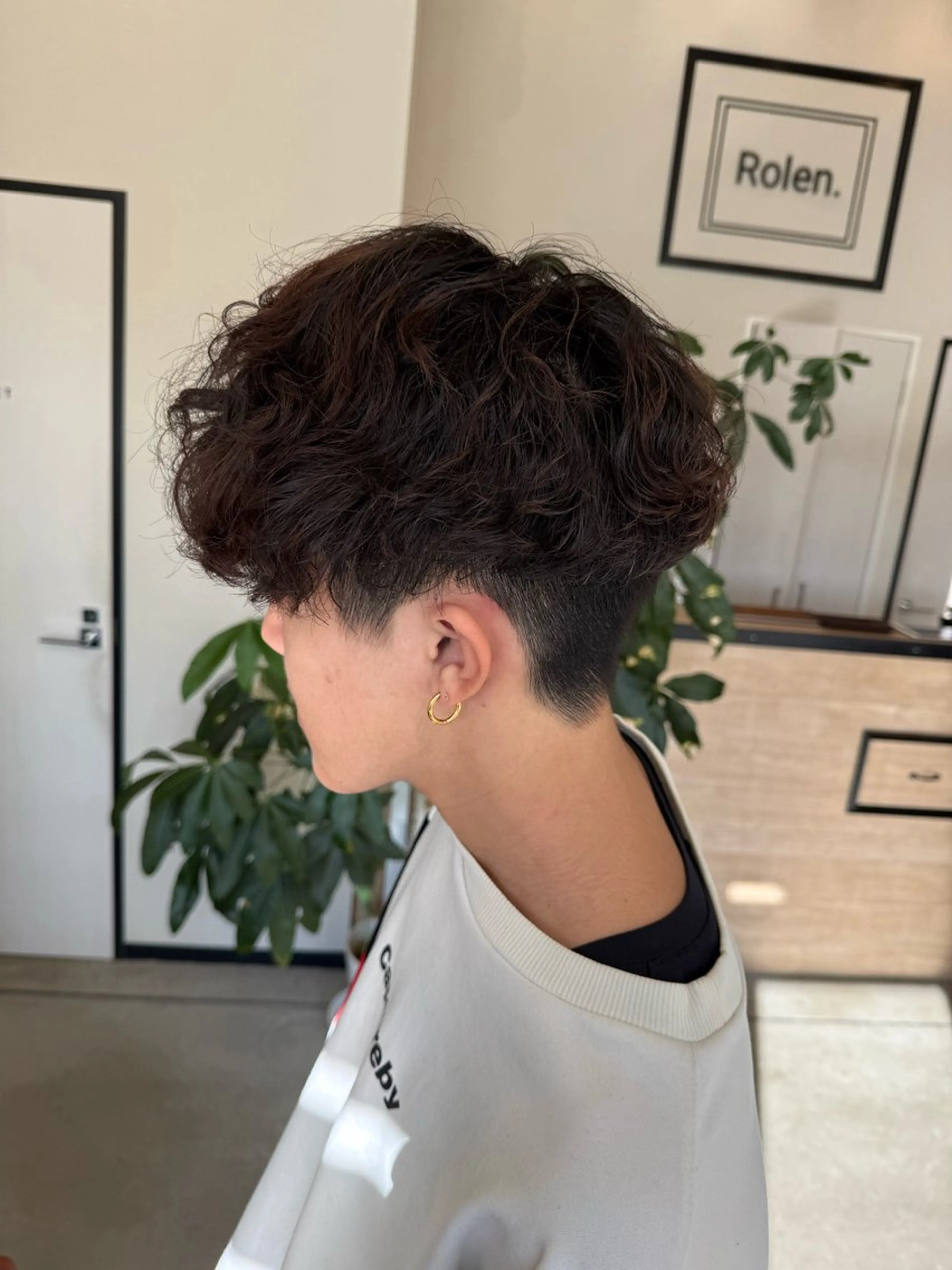 メンズ スペインカール キノシタ ナオユキのヘアスタイル