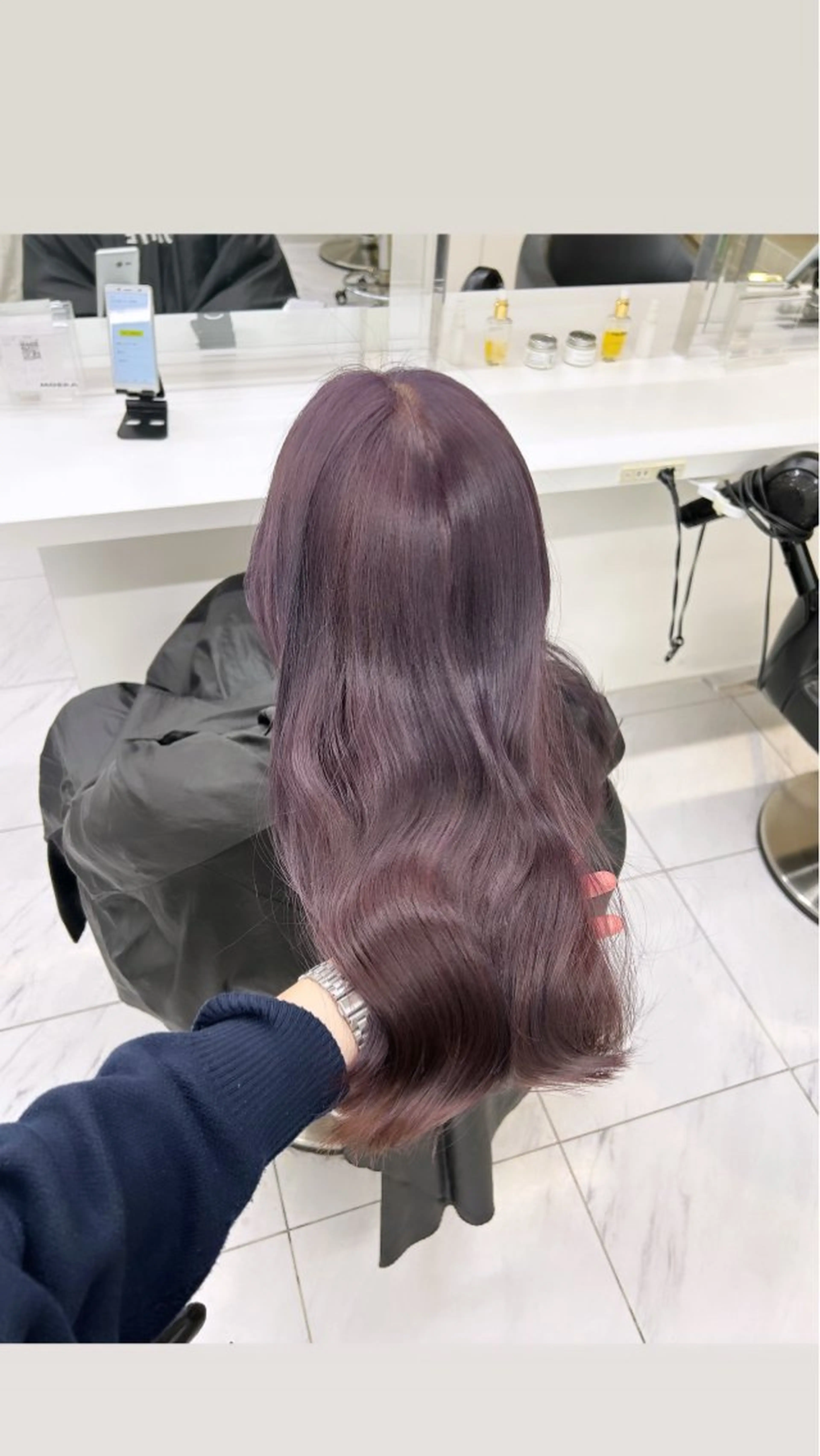 ロング カラー 🎀暖色/ラベンダー /paru🤍のヘアスタイル