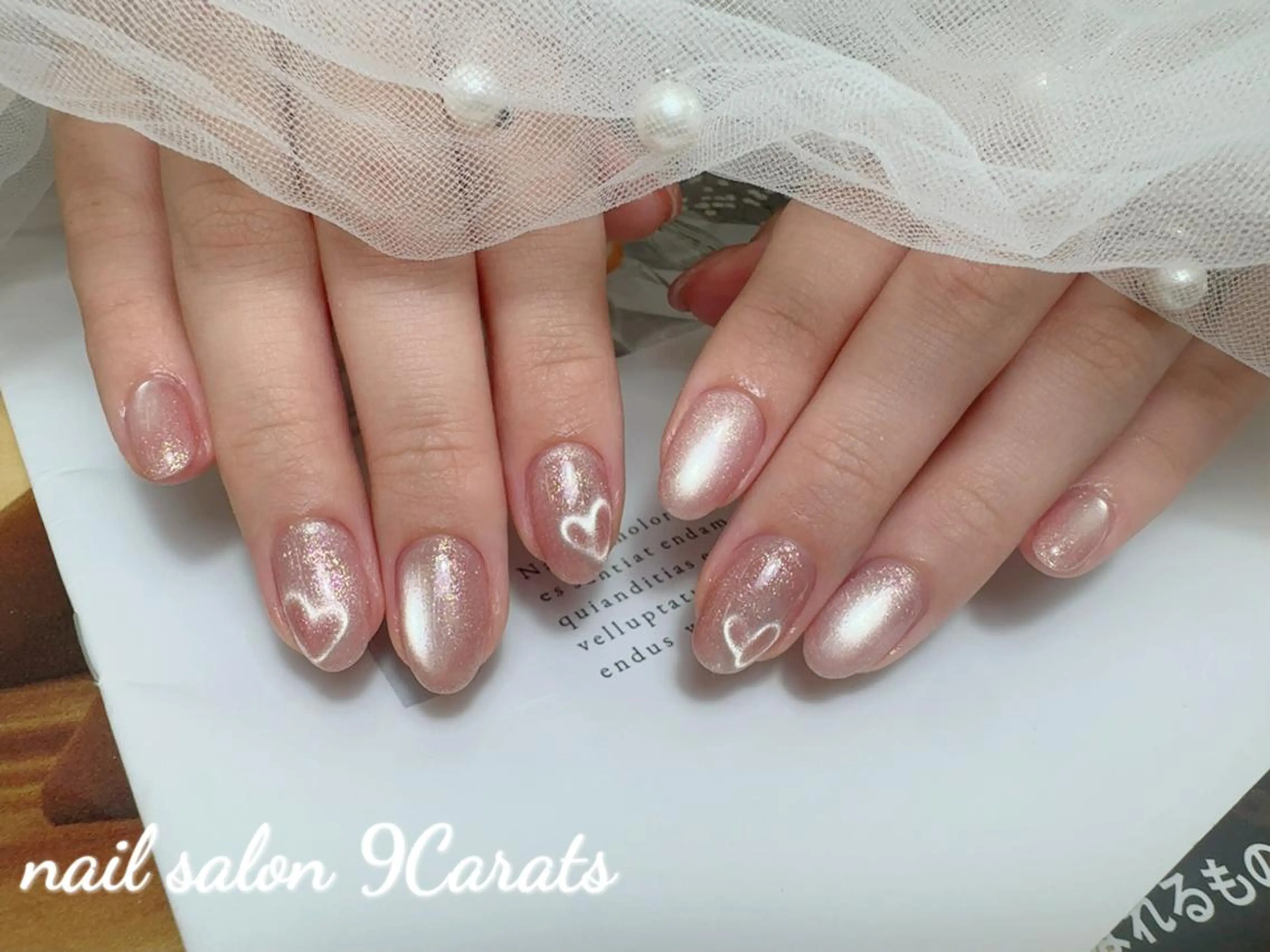 ネイル 💜ワンホンネイル ナインカラット💎のネイルデザイン