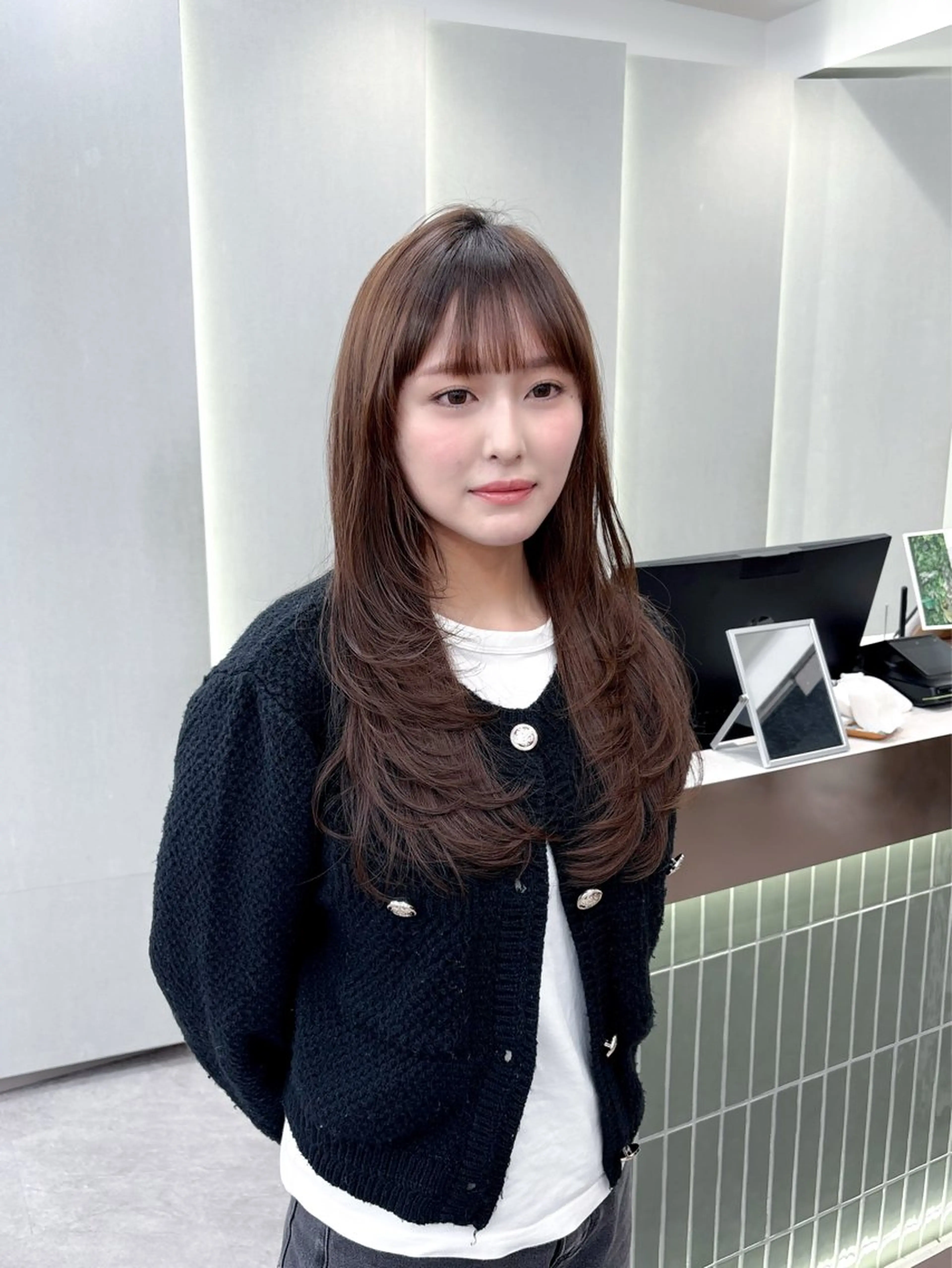 ロング 韓国ヘア/ ミラノのヘアスタイル