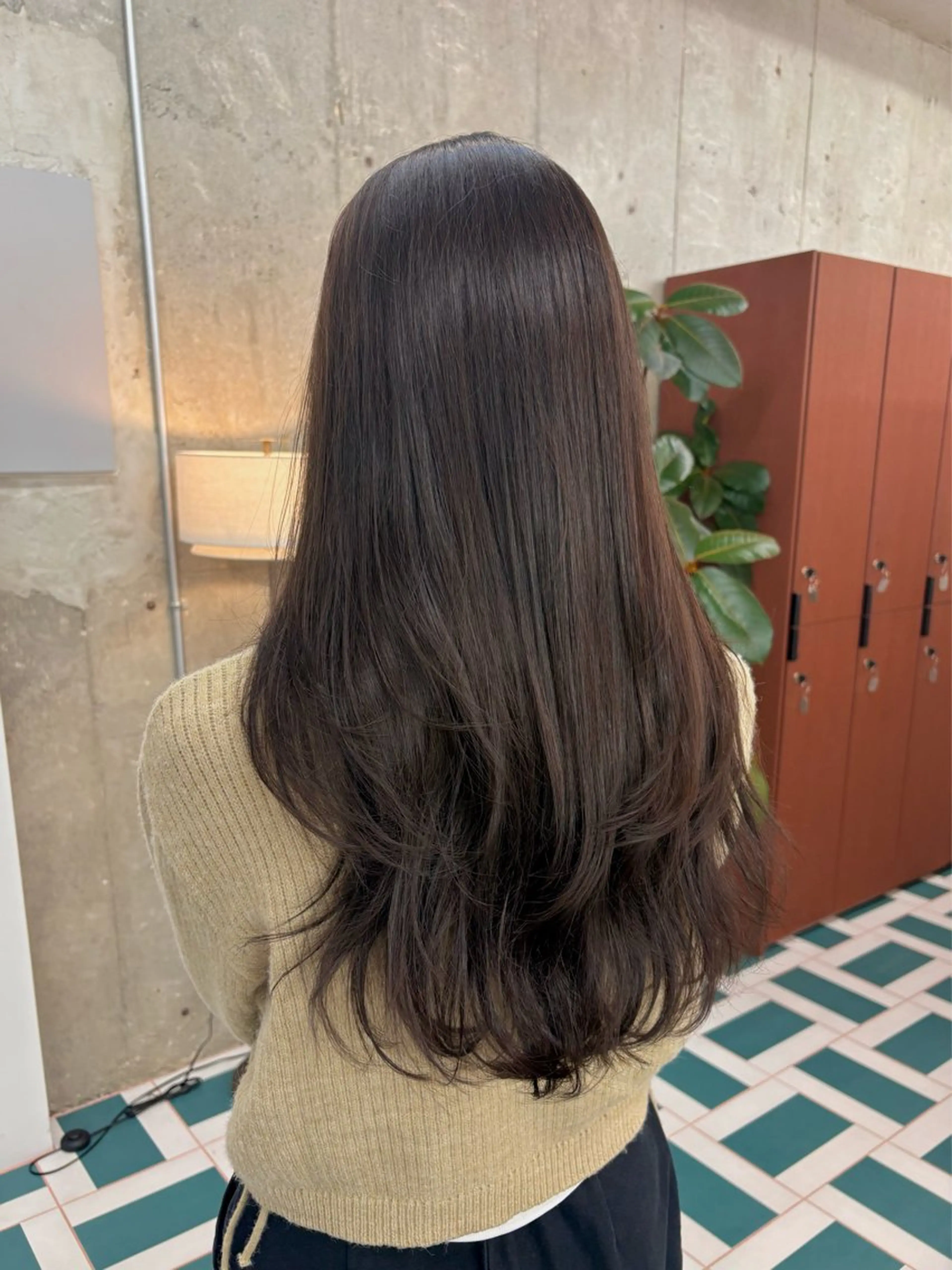 ロング ヘアカラー トリートメント AYAKA/名古屋/ 栄/ボブ/透明カラーのヘアスタイル