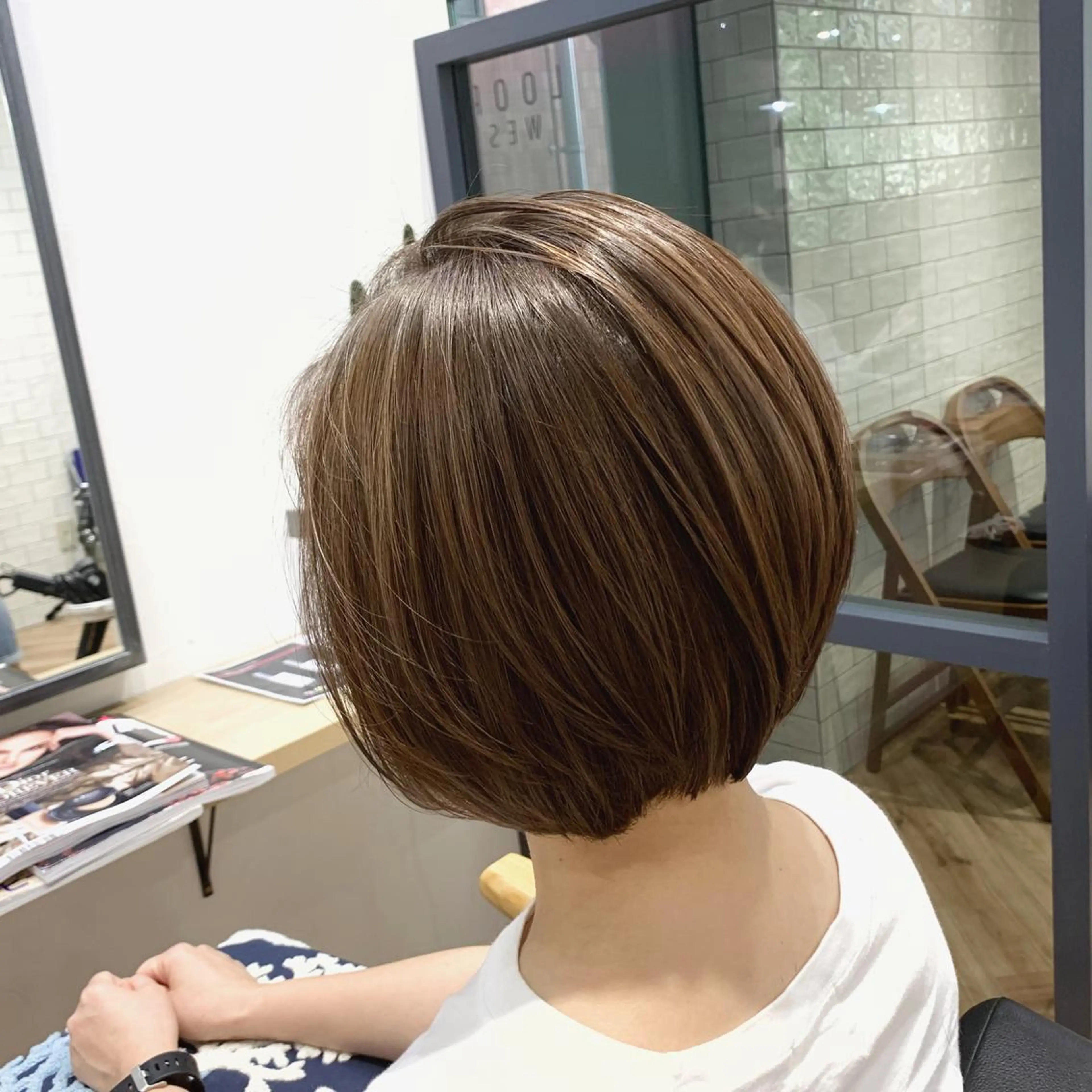 ショート カラー 原山 直人のヘアスタイル