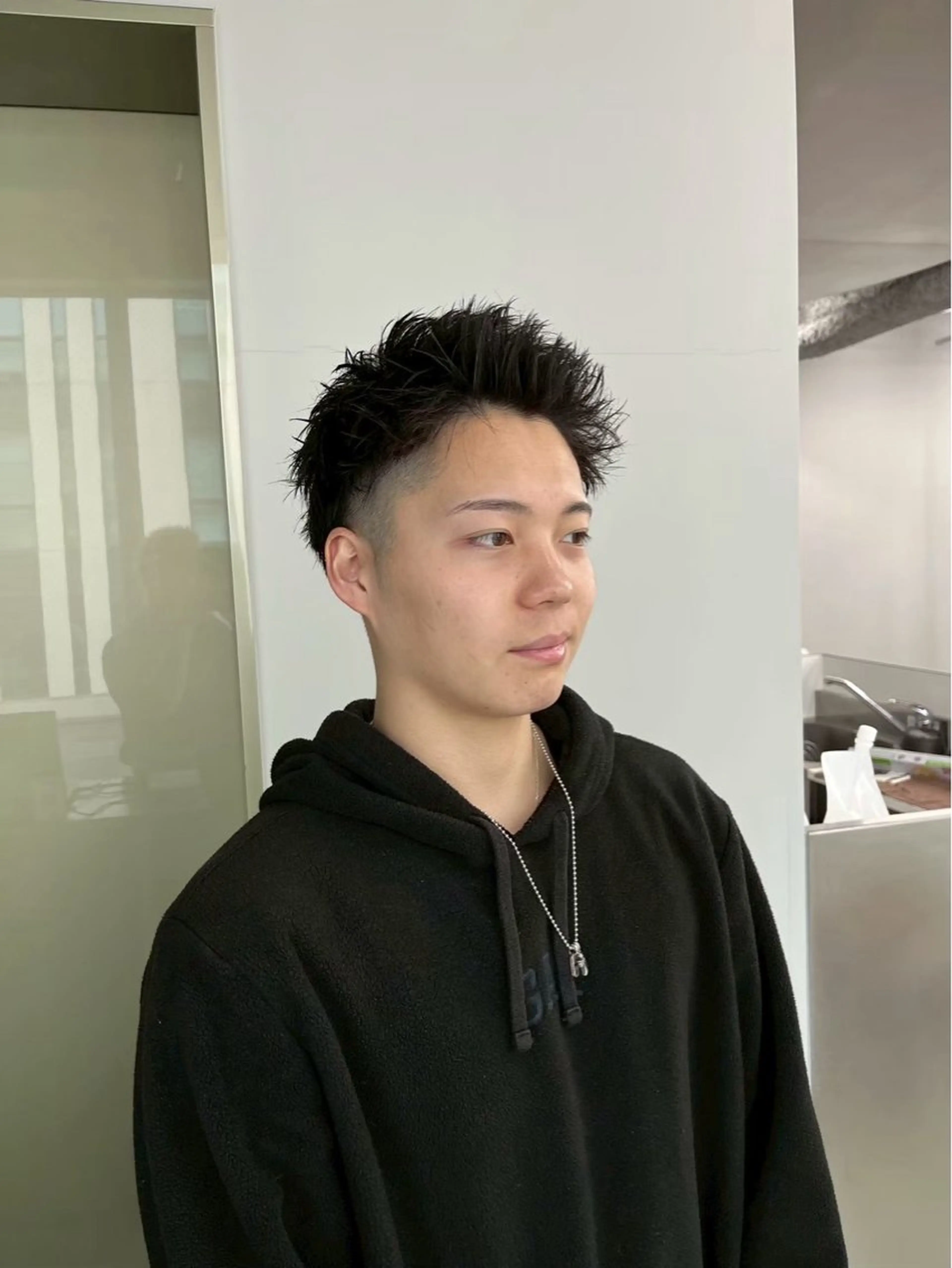 ショート パーマ メンズ ビジネス ショートヘア 坂本響 メンズカット/パーマのヘアスタイル