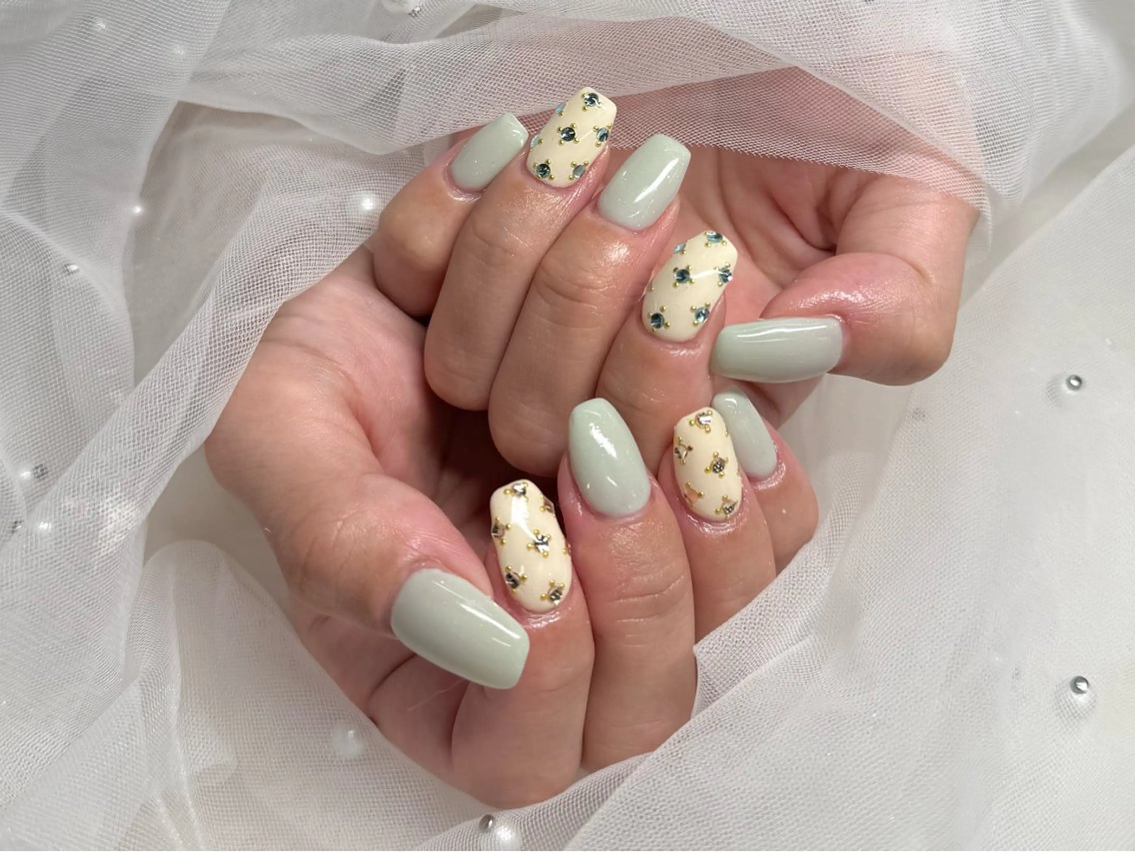 ネイル ハンドネイル 🫧Rio🫧ネイル /渋谷🫧ワンホンのネイルデザイン