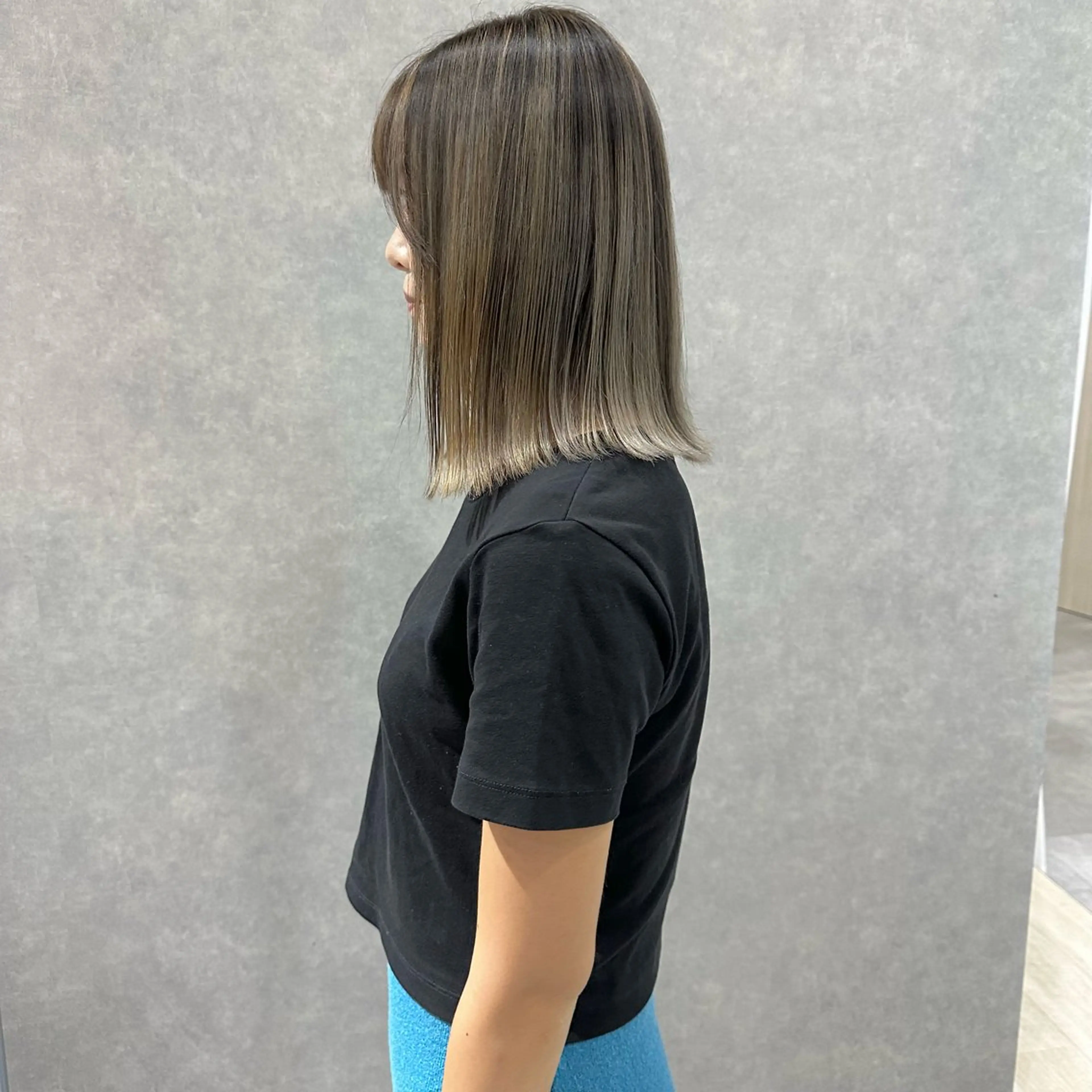 ミディアム カラー トリートメント はちすか るかのヘアスタイル